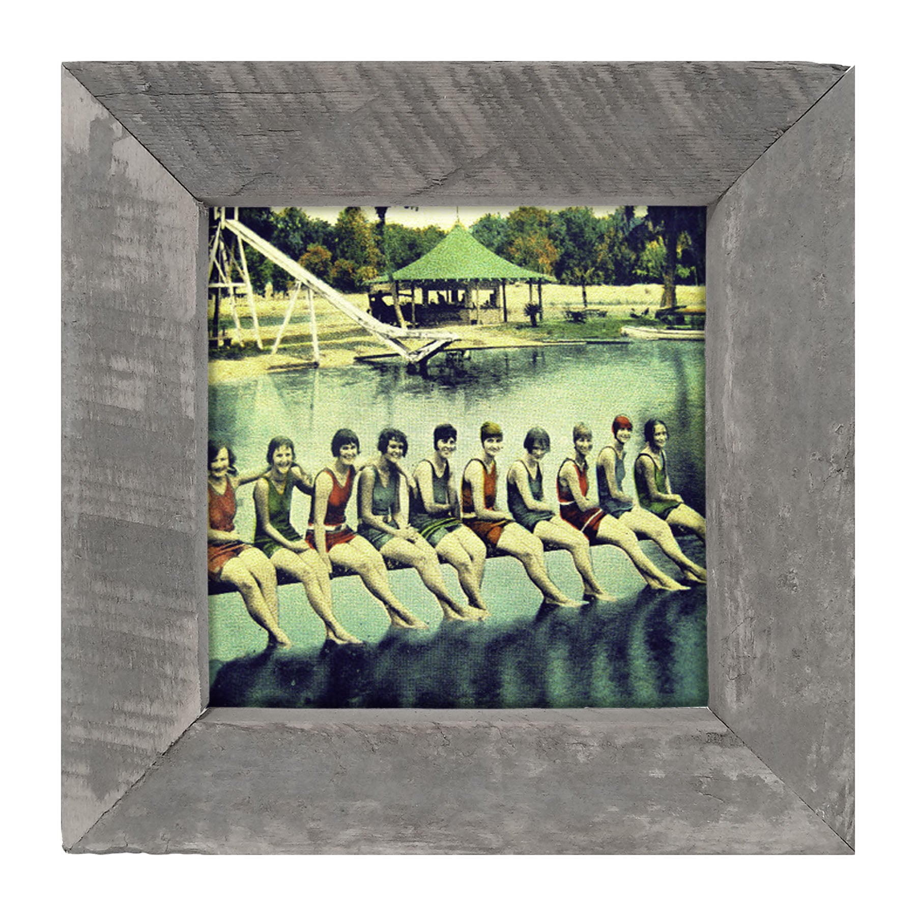 Girls Camp Postcard - Framed art