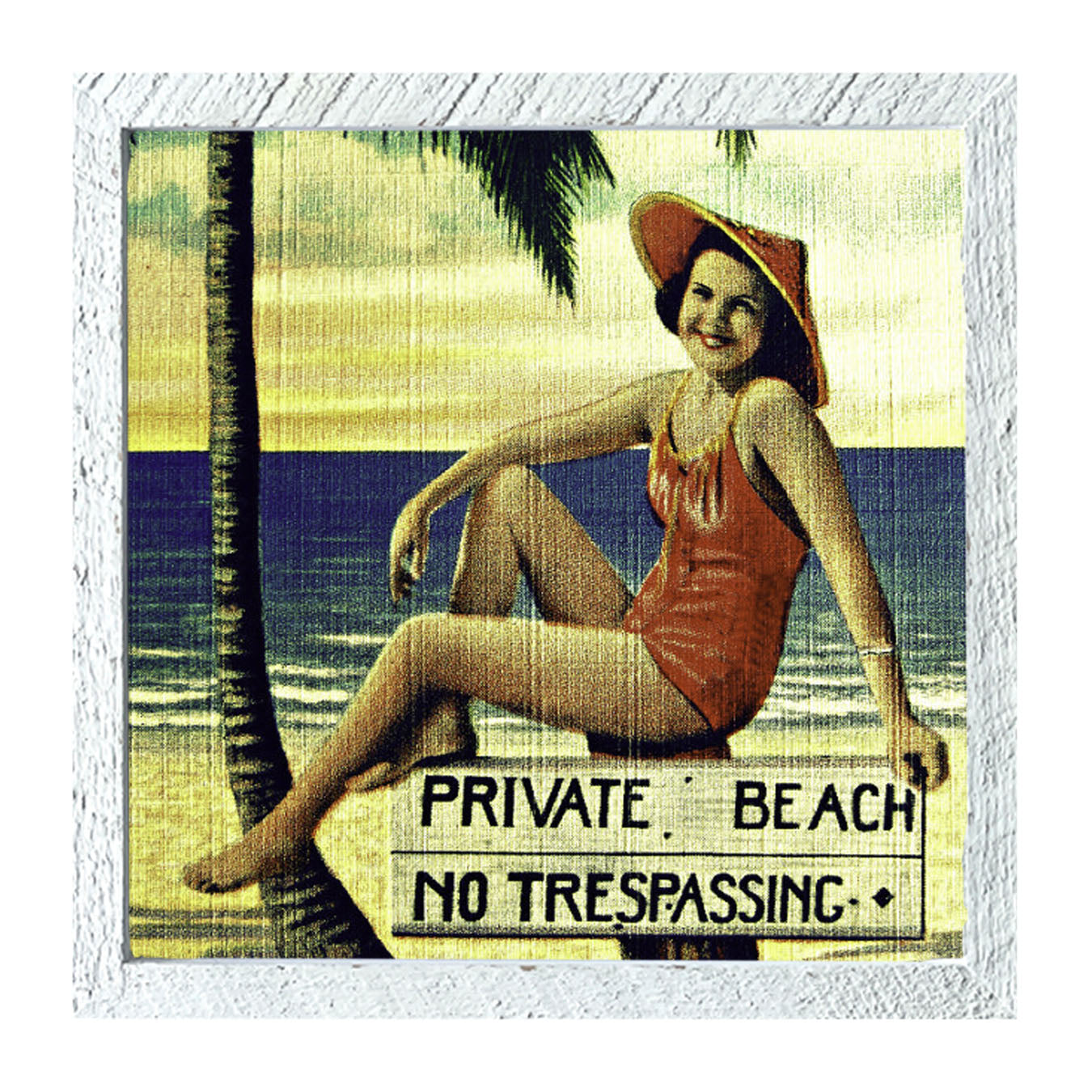 Private Beach - Framed art