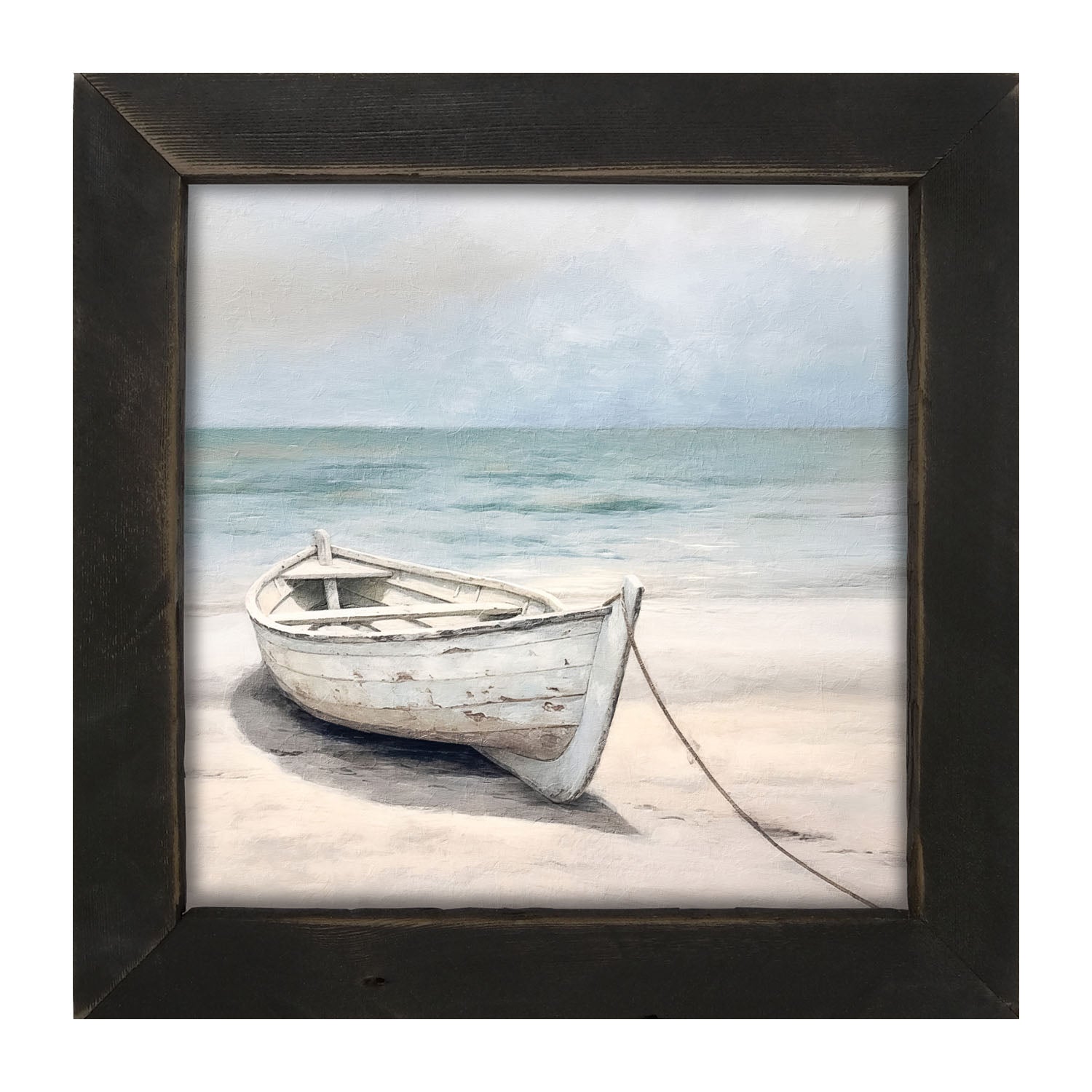 Wooden boat - Framed art