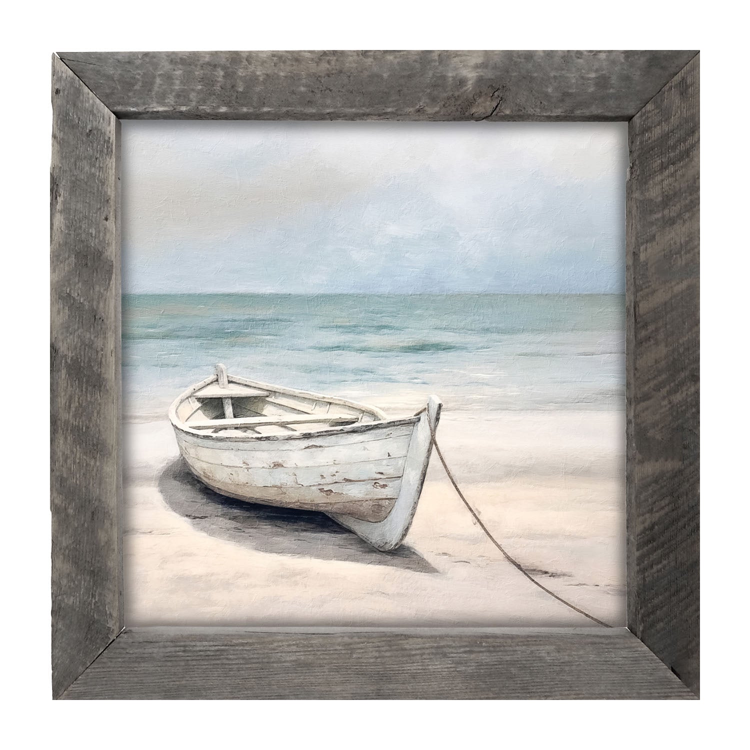 Wooden boat - Framed art