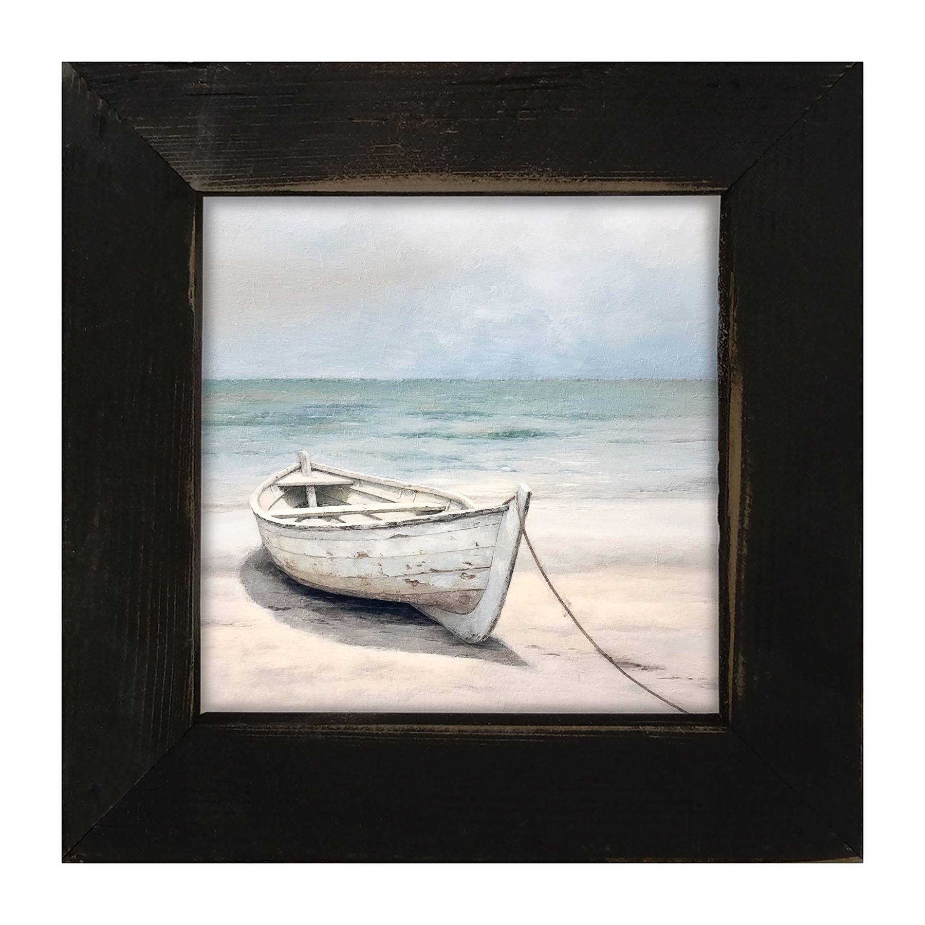 Wooden boat - Framed art