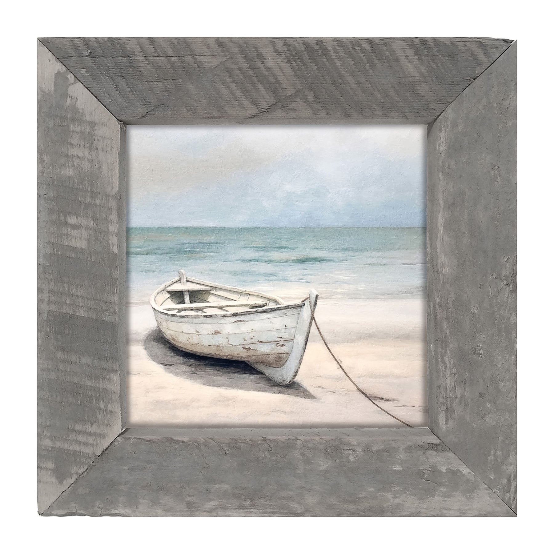 Wooden boat - Framed art