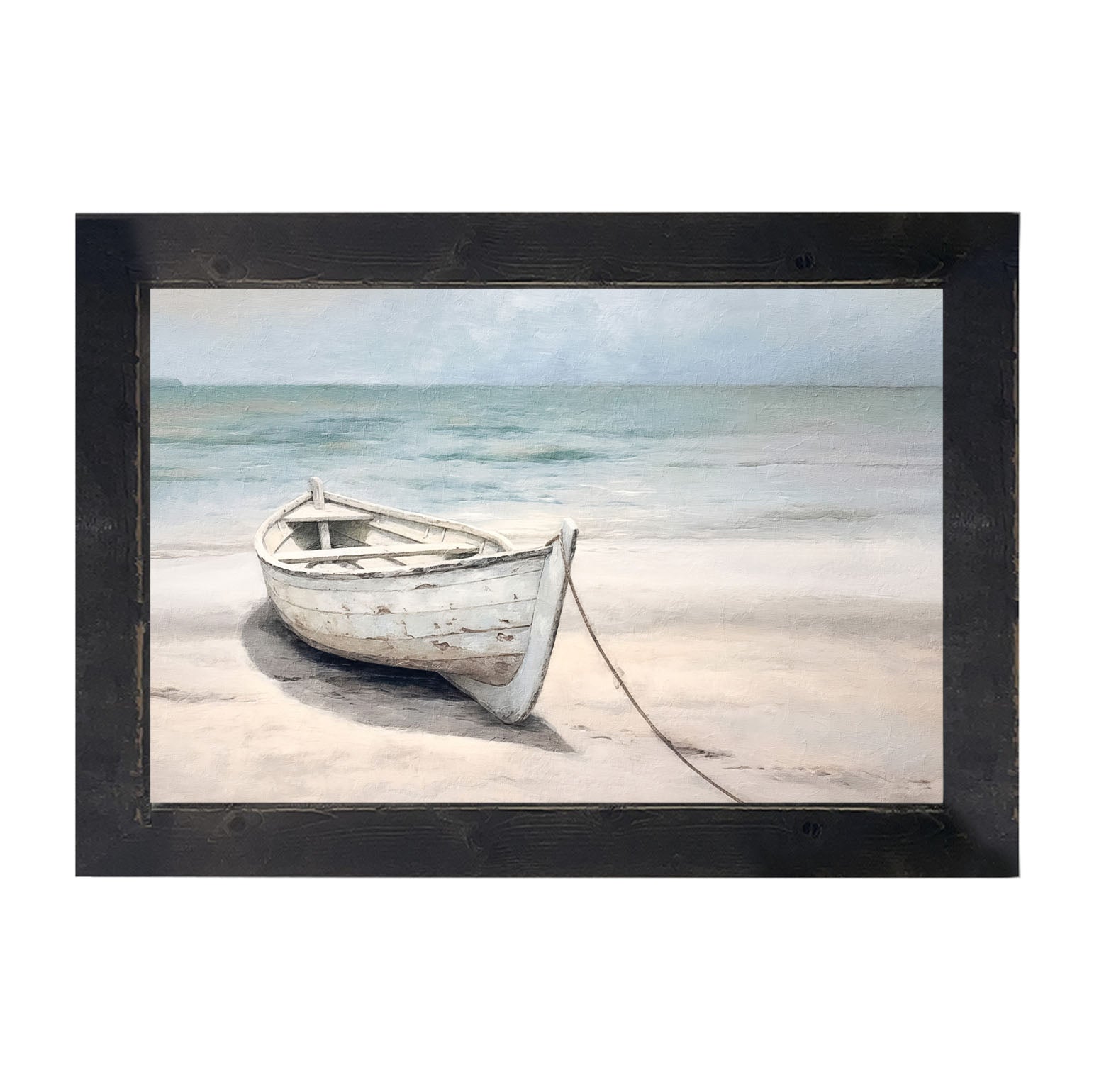 Wooden boat - Framed art