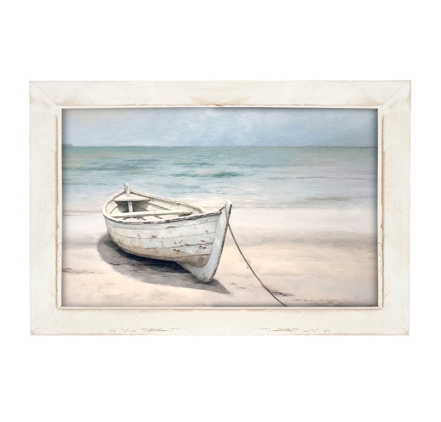 Wooden boat - Framed art