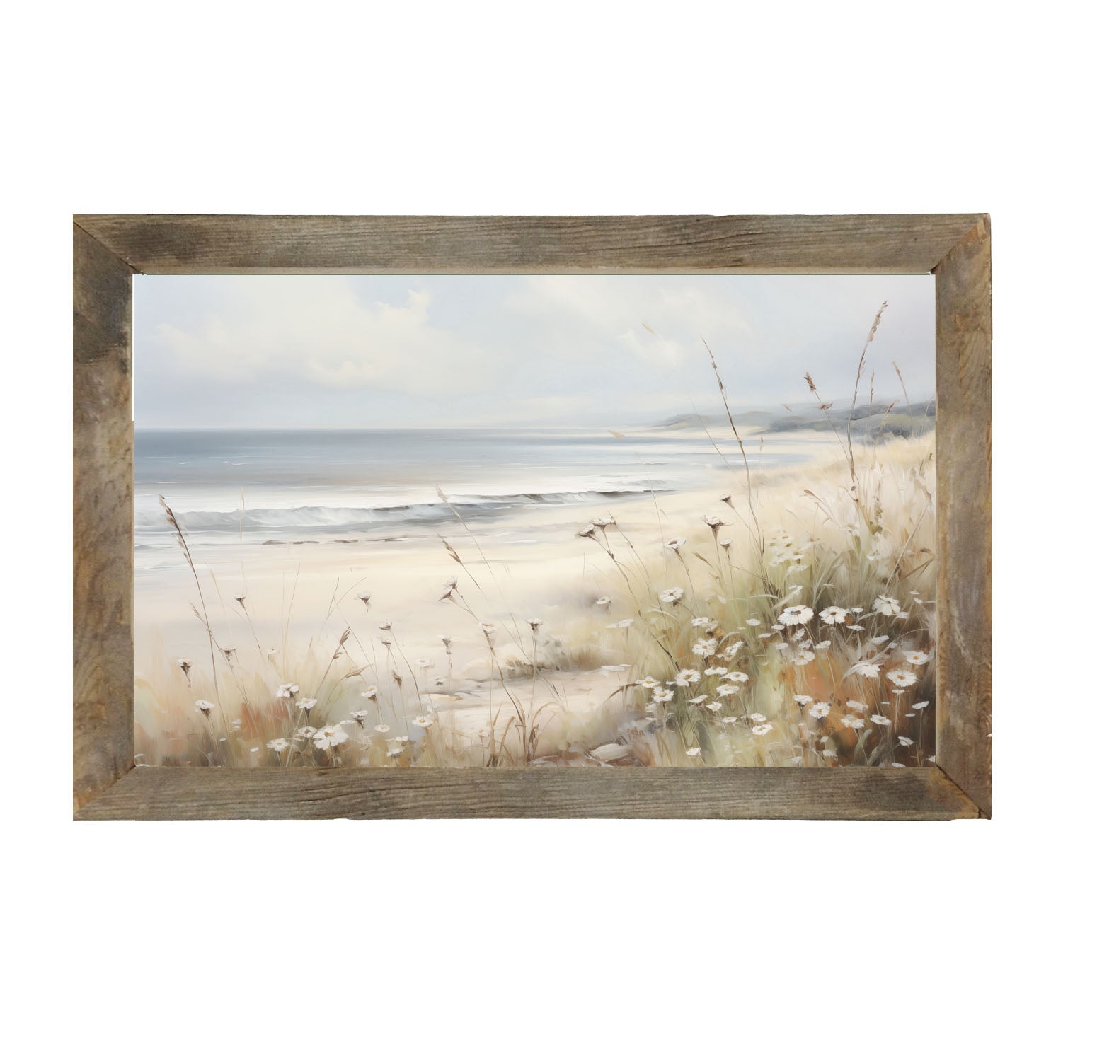 Waterside Wildflowers - Framed art