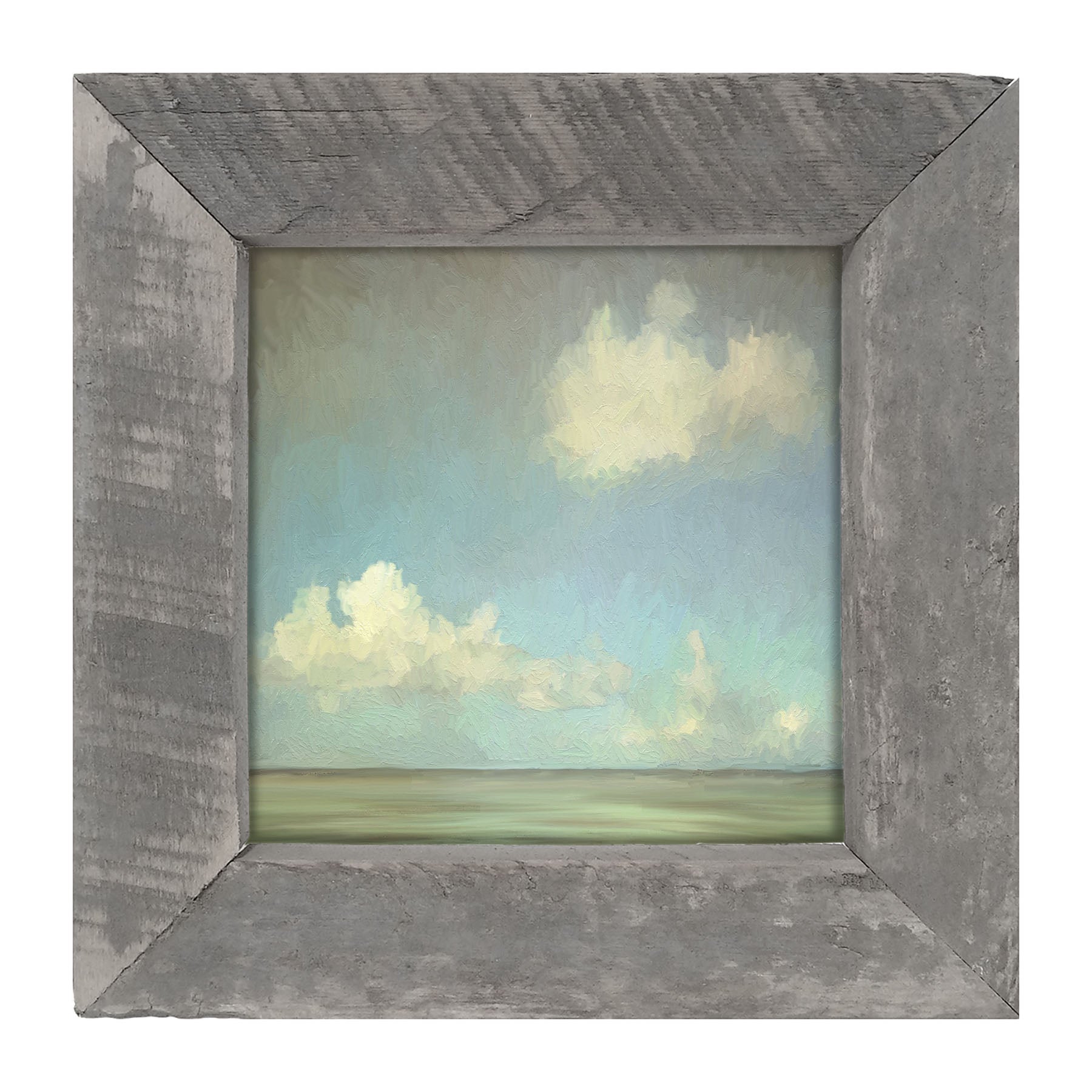 Blue Sky Beach - Framed art