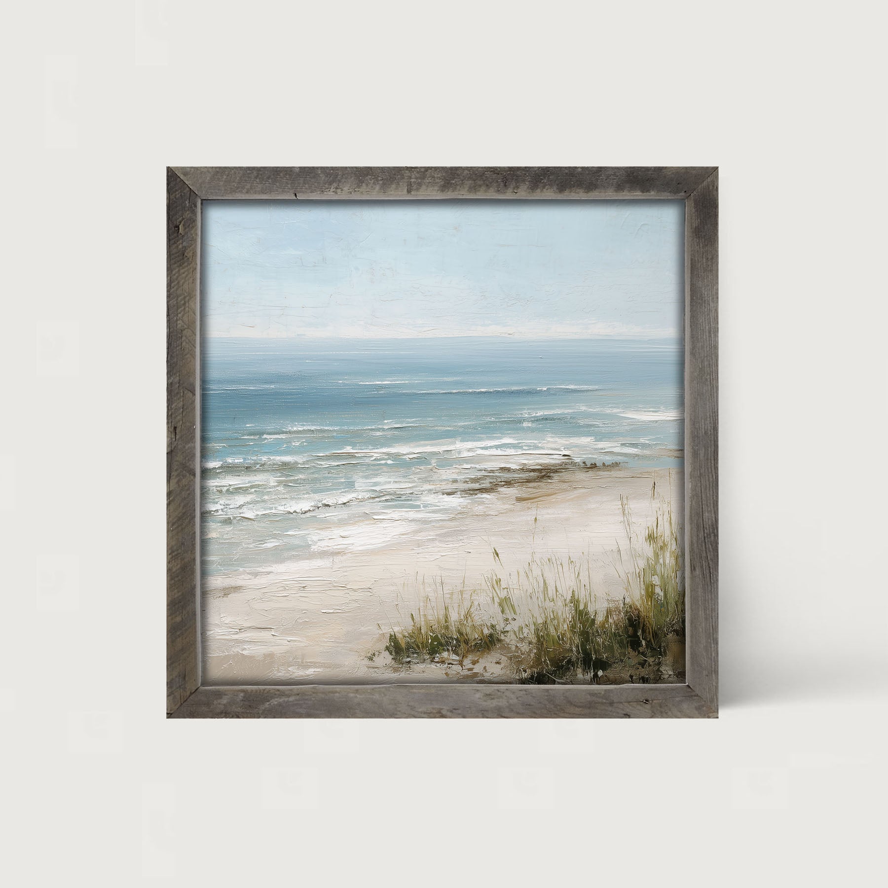 Ocean Island - Beach - Framed Art