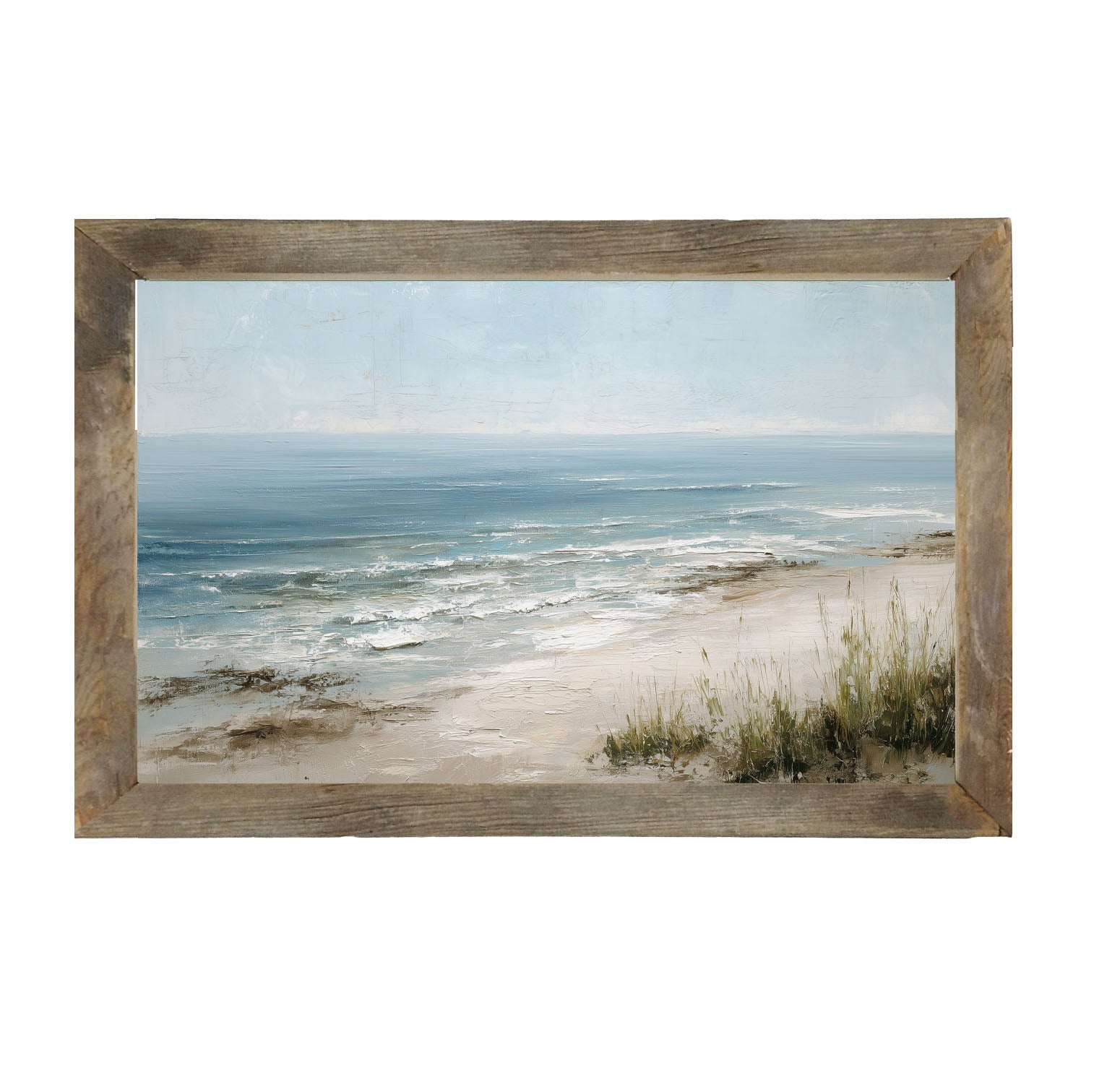 Ocean Island - Beach - Framed Art