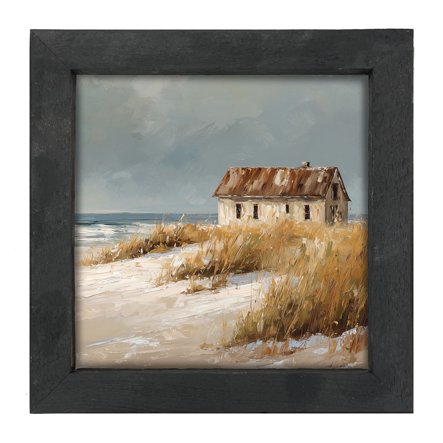 Ocean Island - Cottage - Framed Art