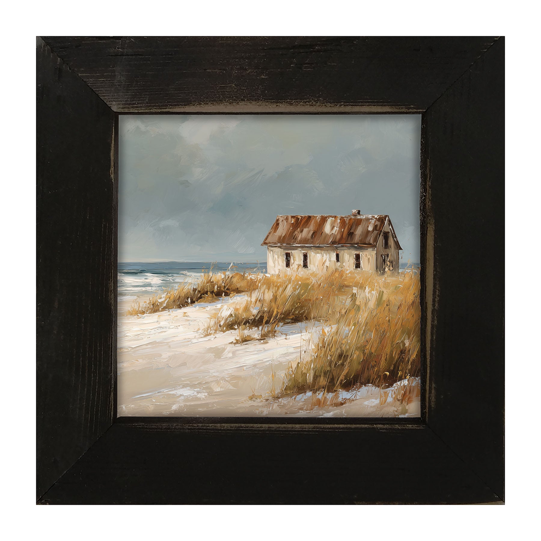 Ocean Island - Cottage - Framed Art