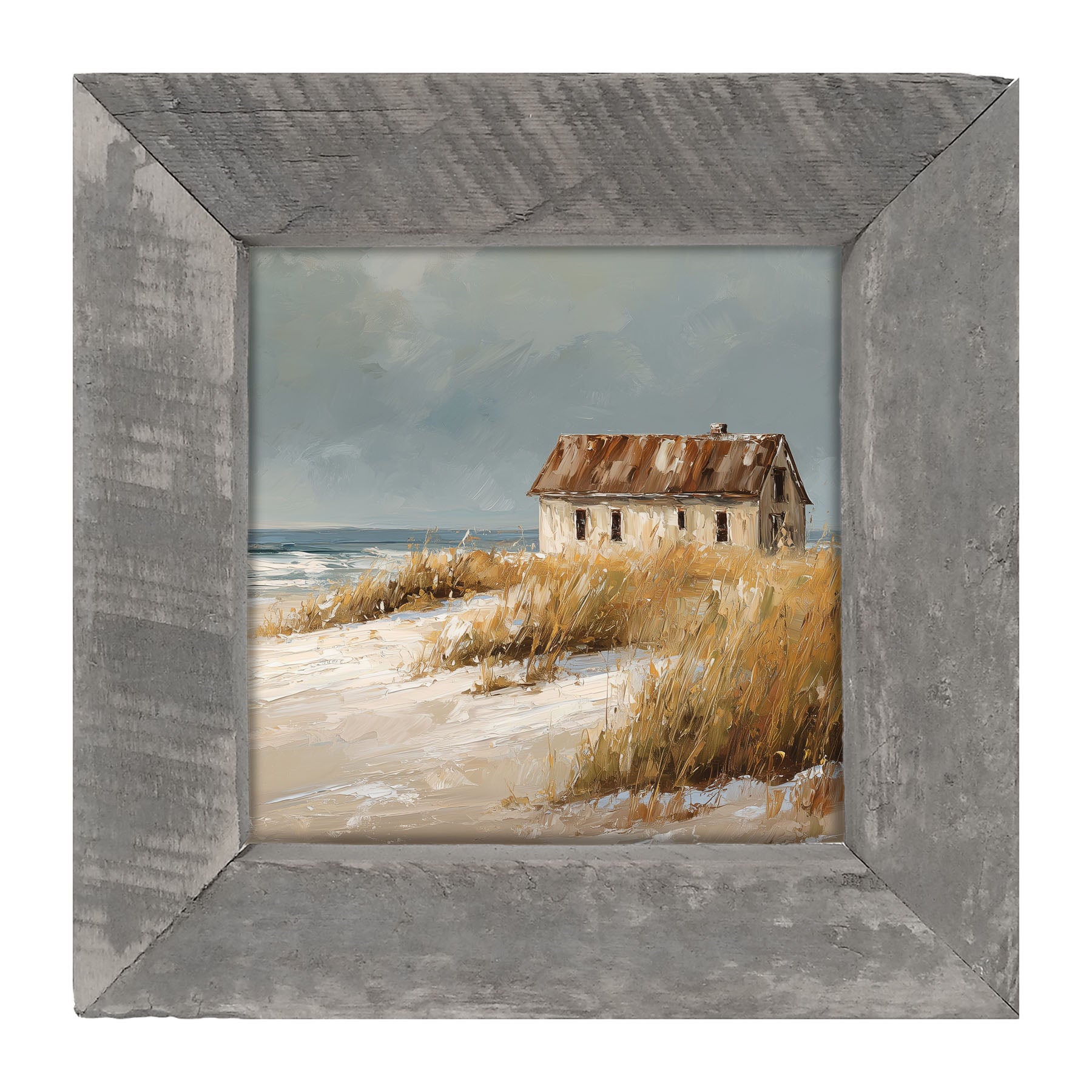Ocean Island - Cottage - Framed Art