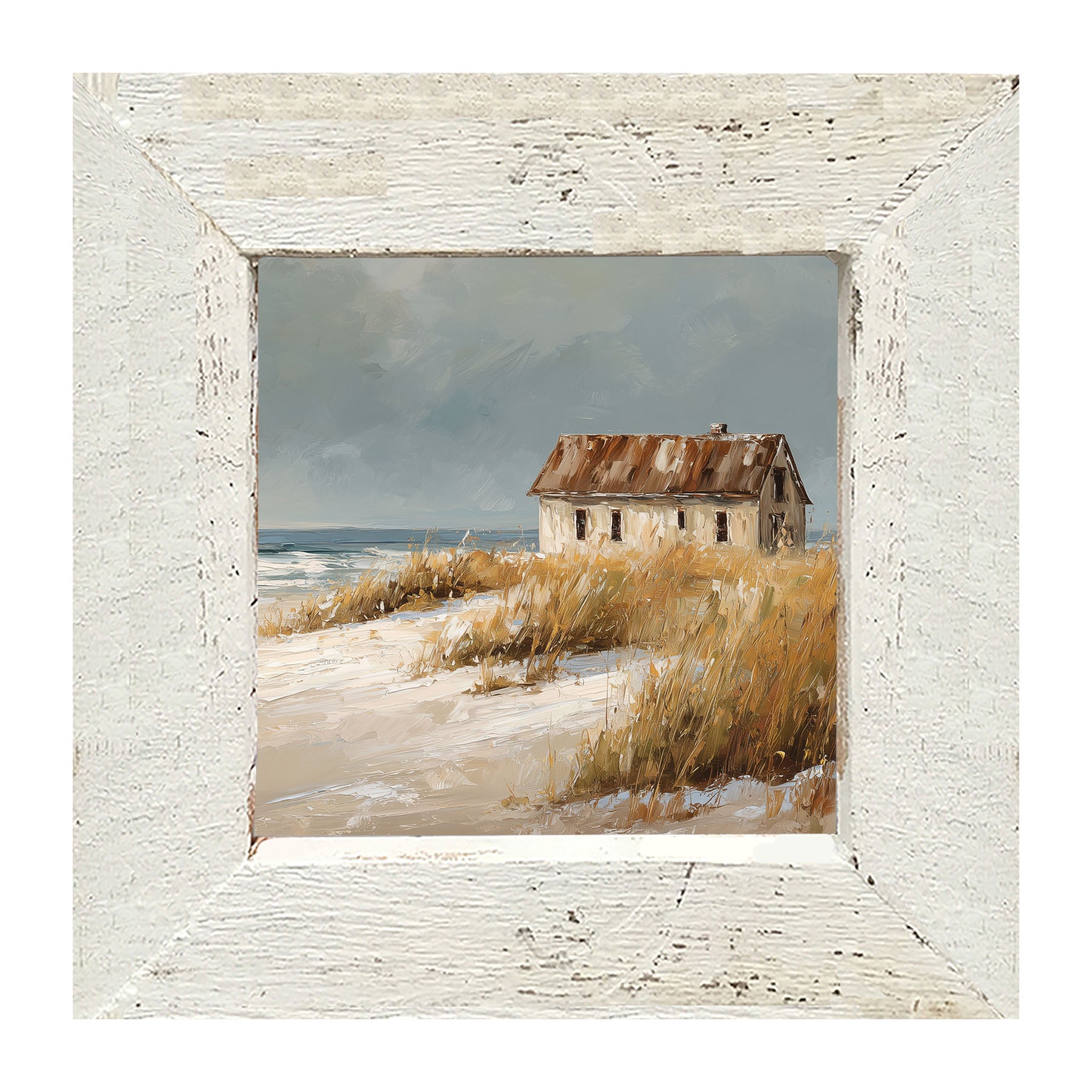 Ocean Island - Cottage - Framed Art
