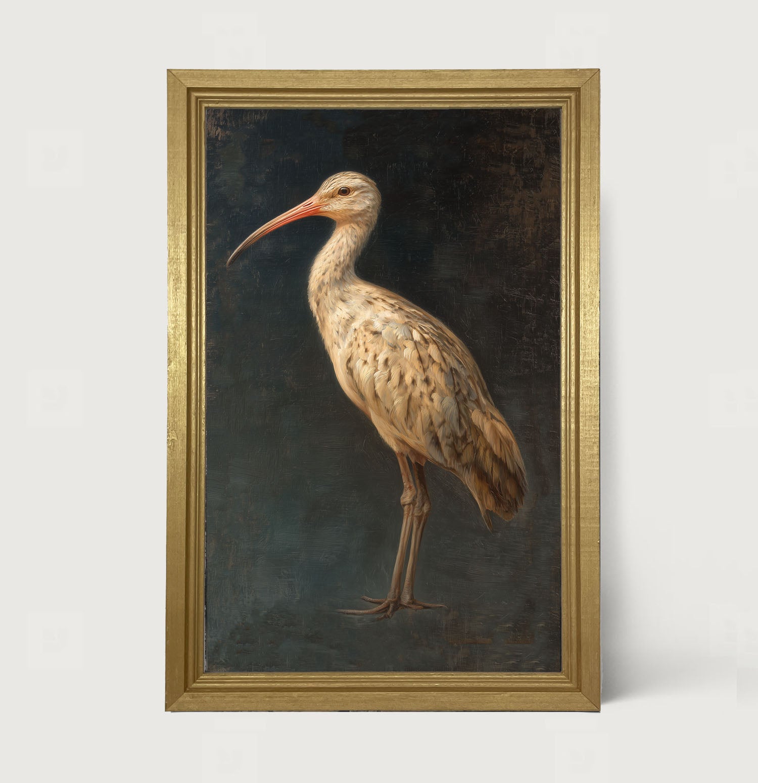 Beach Bird - Tan Bird - Framed Art