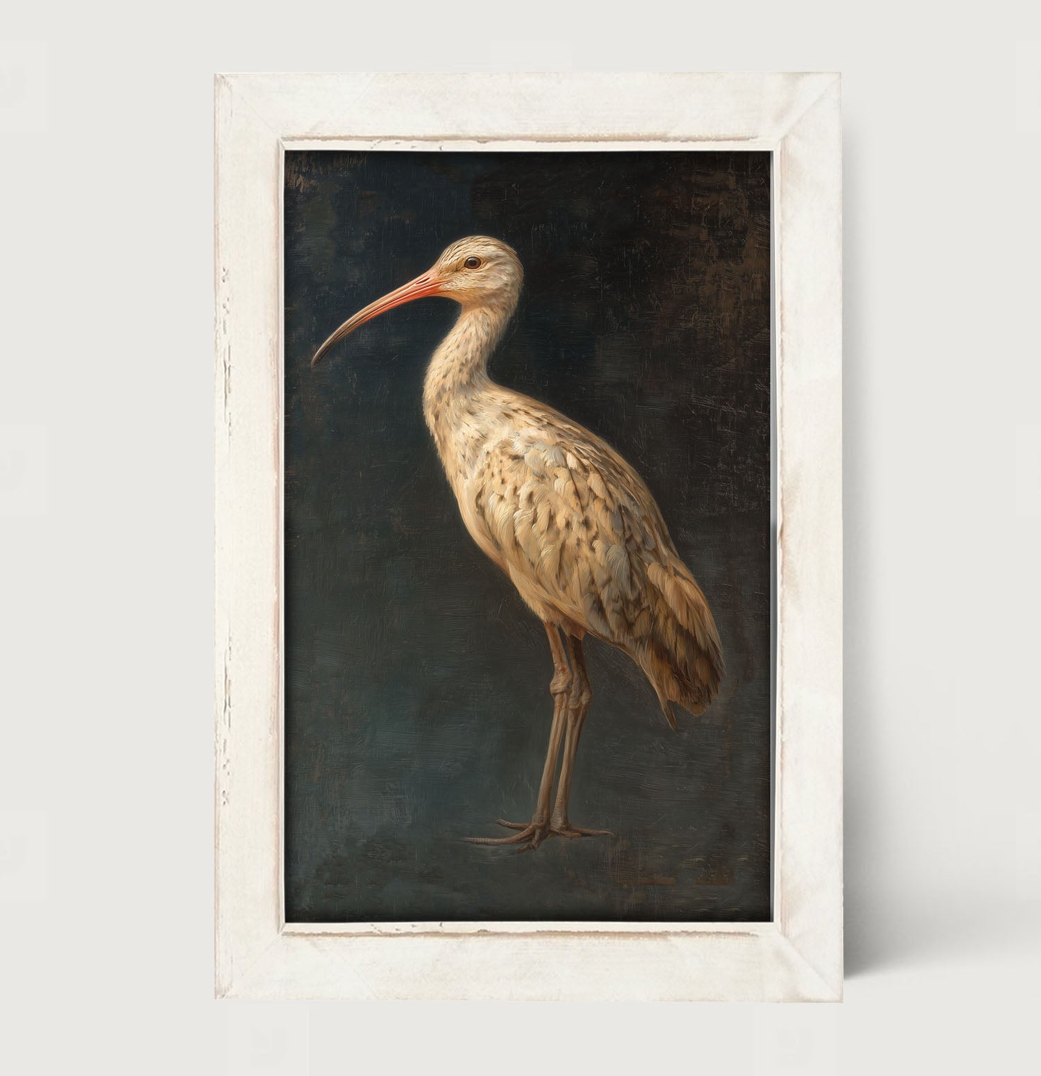 Beach Bird - Tan Bird - Framed Art