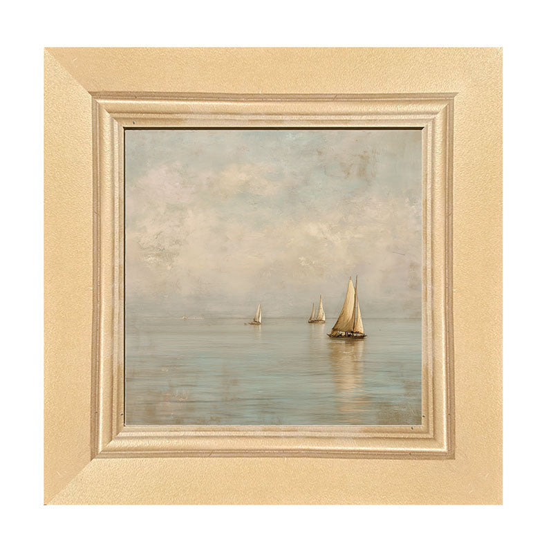 Three Sailboats - Framed Art