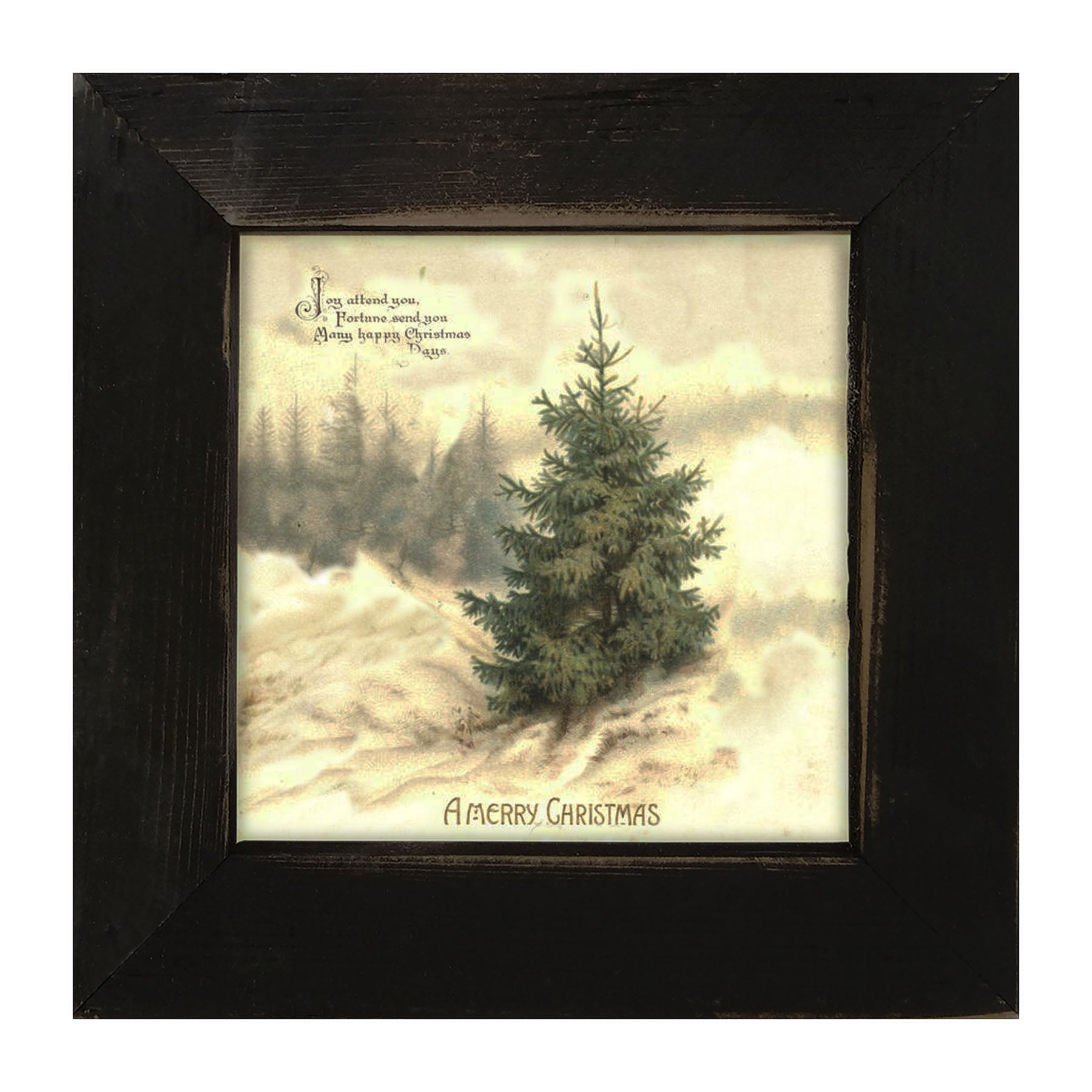 Winter Tree (Joy Attend You) - Framed art