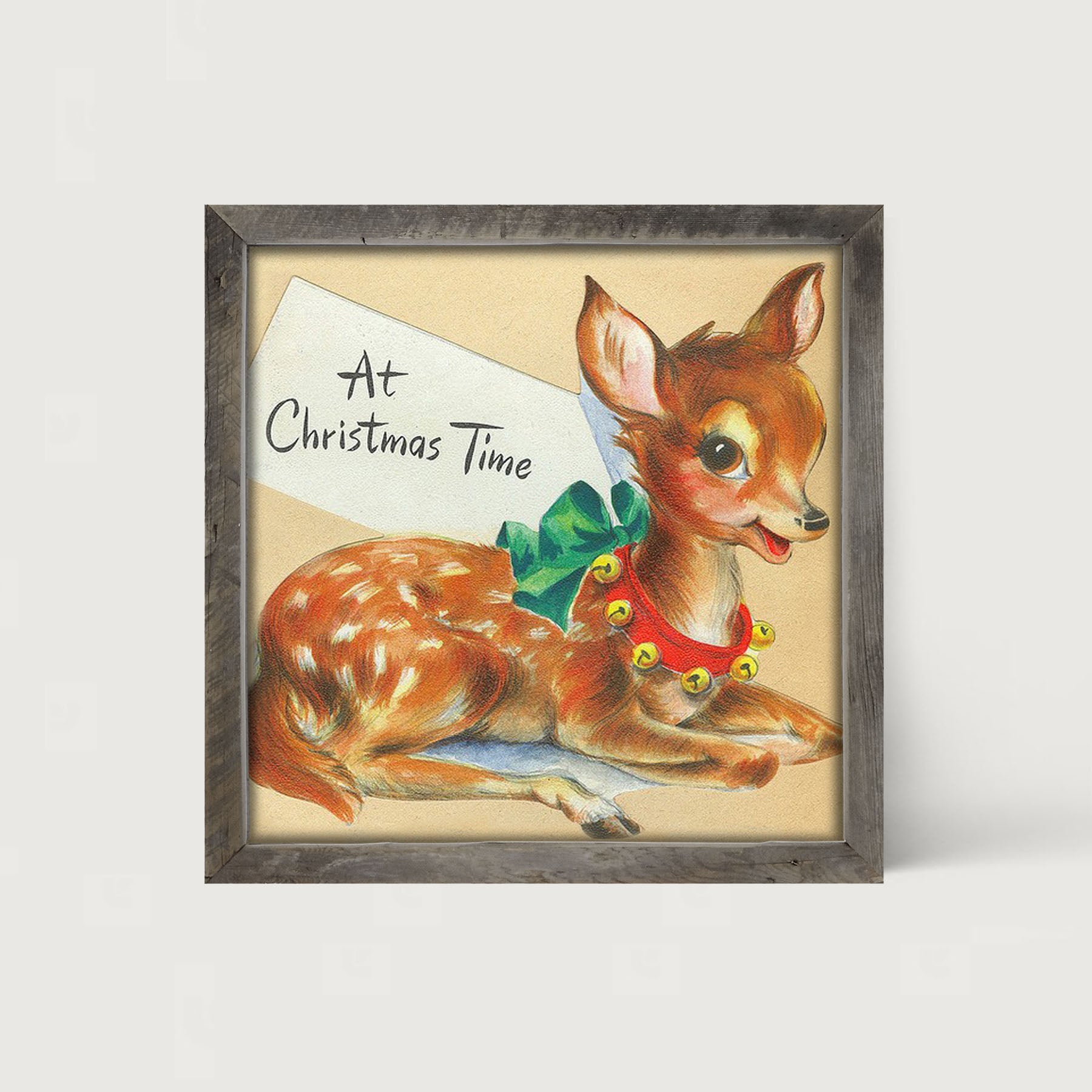 At Christmas time - Framed art