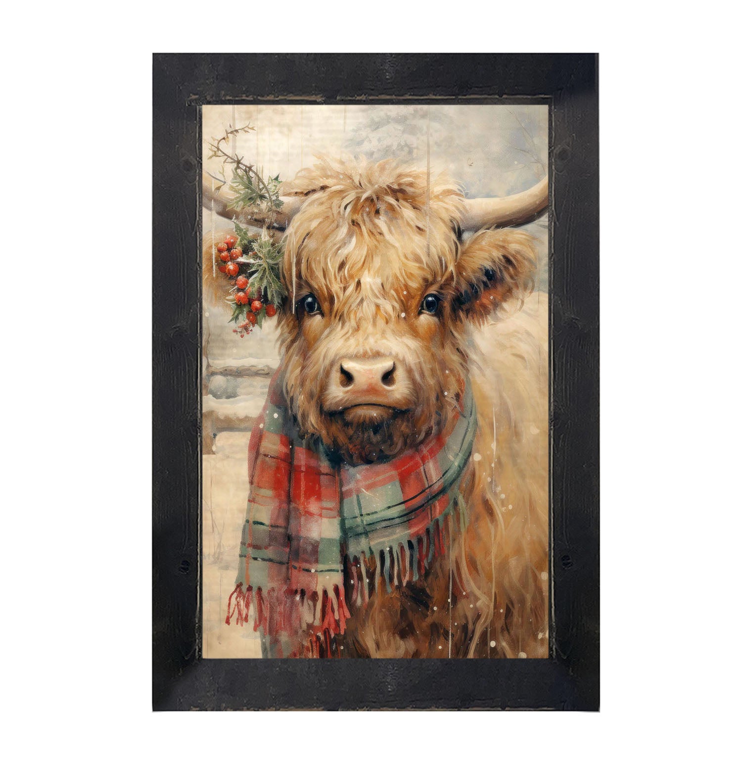 Cow with scarf