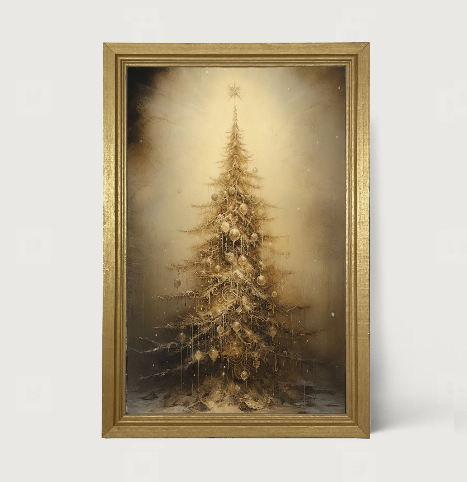 Adorned Christmas Tree - Framed Art