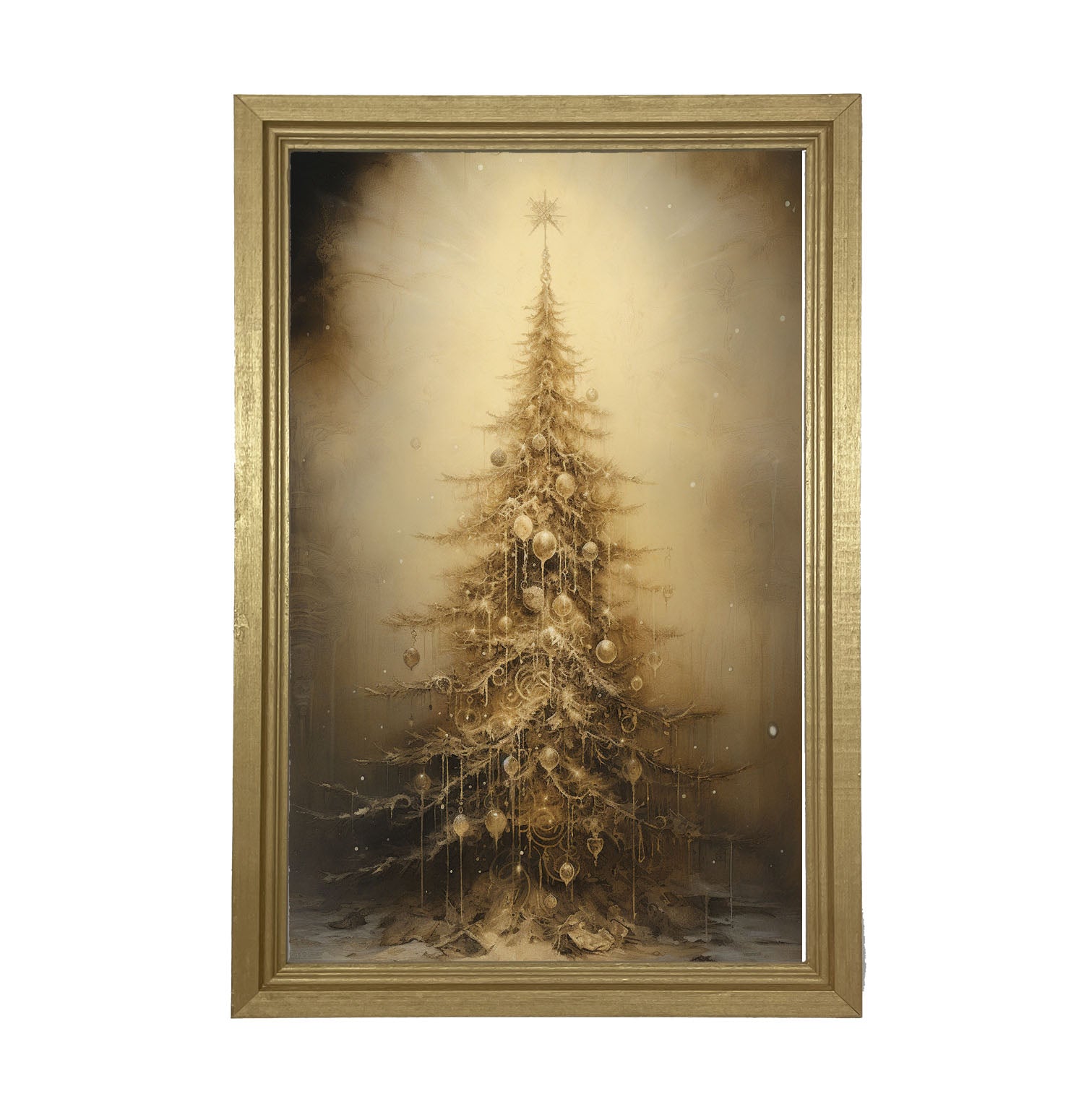 Adorned Christmas Tree - Framed Art