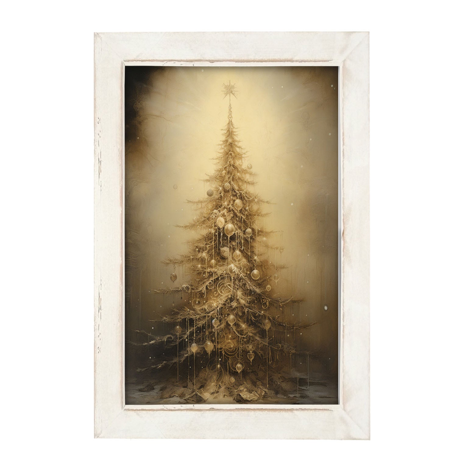 Adorned Christmas Tree - Framed Art