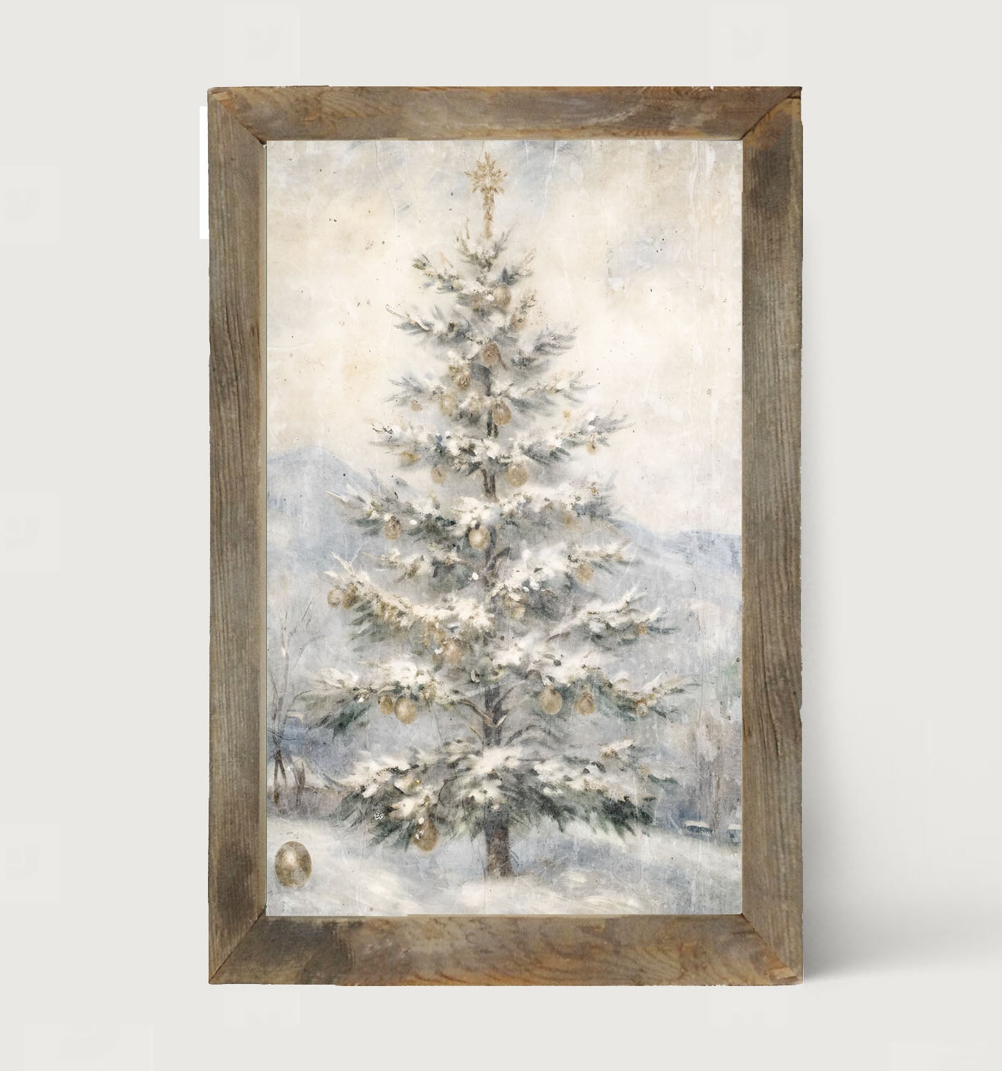 Christmas Tree with snow