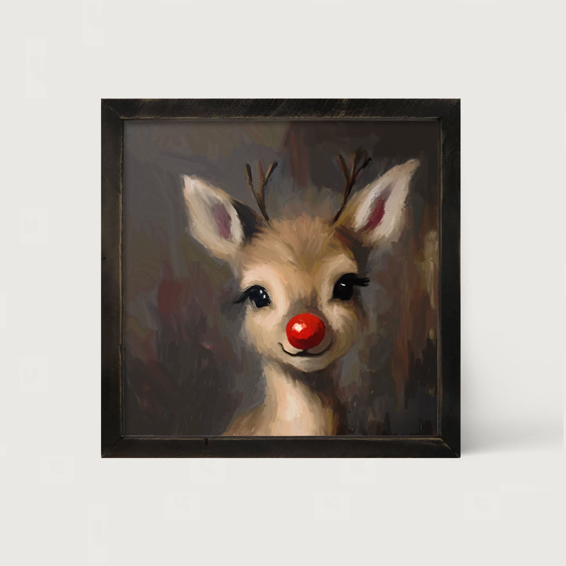 The red nosed Reindeer - Framed Art