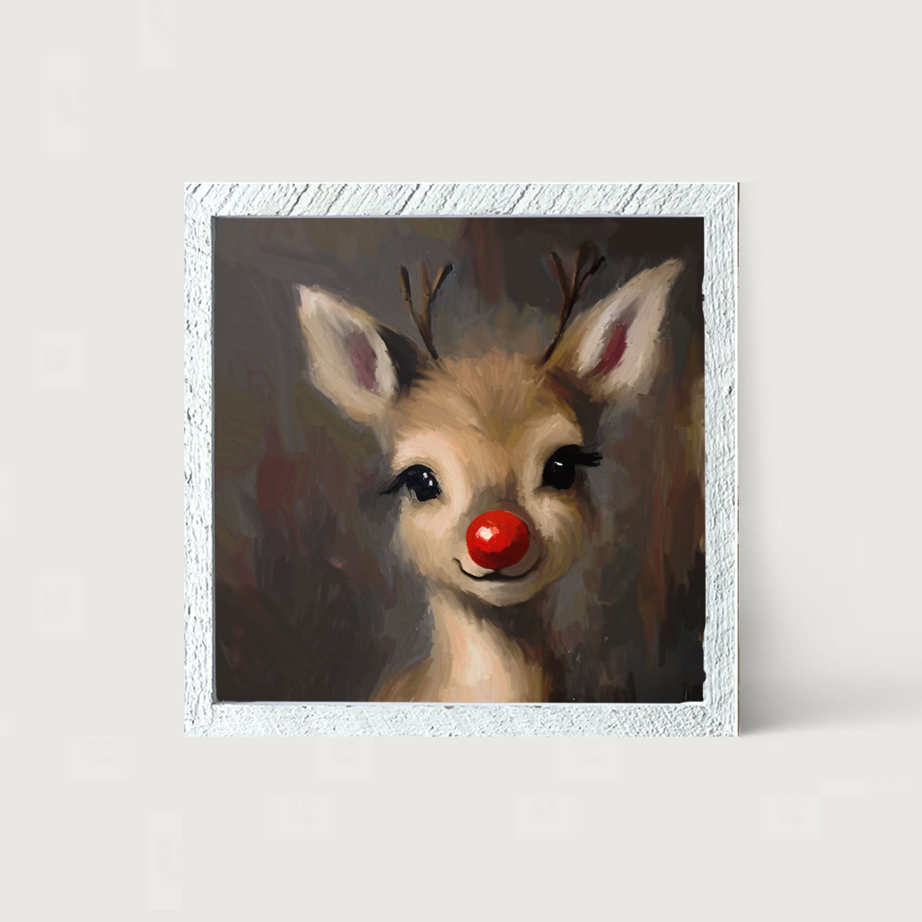 The red nosed Reindeer - Framed Art