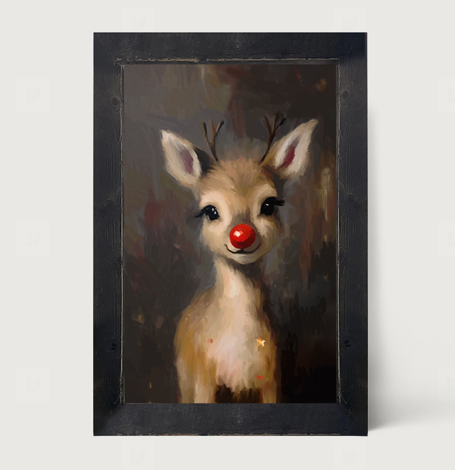 The red nosed Reindeer - Framed Art