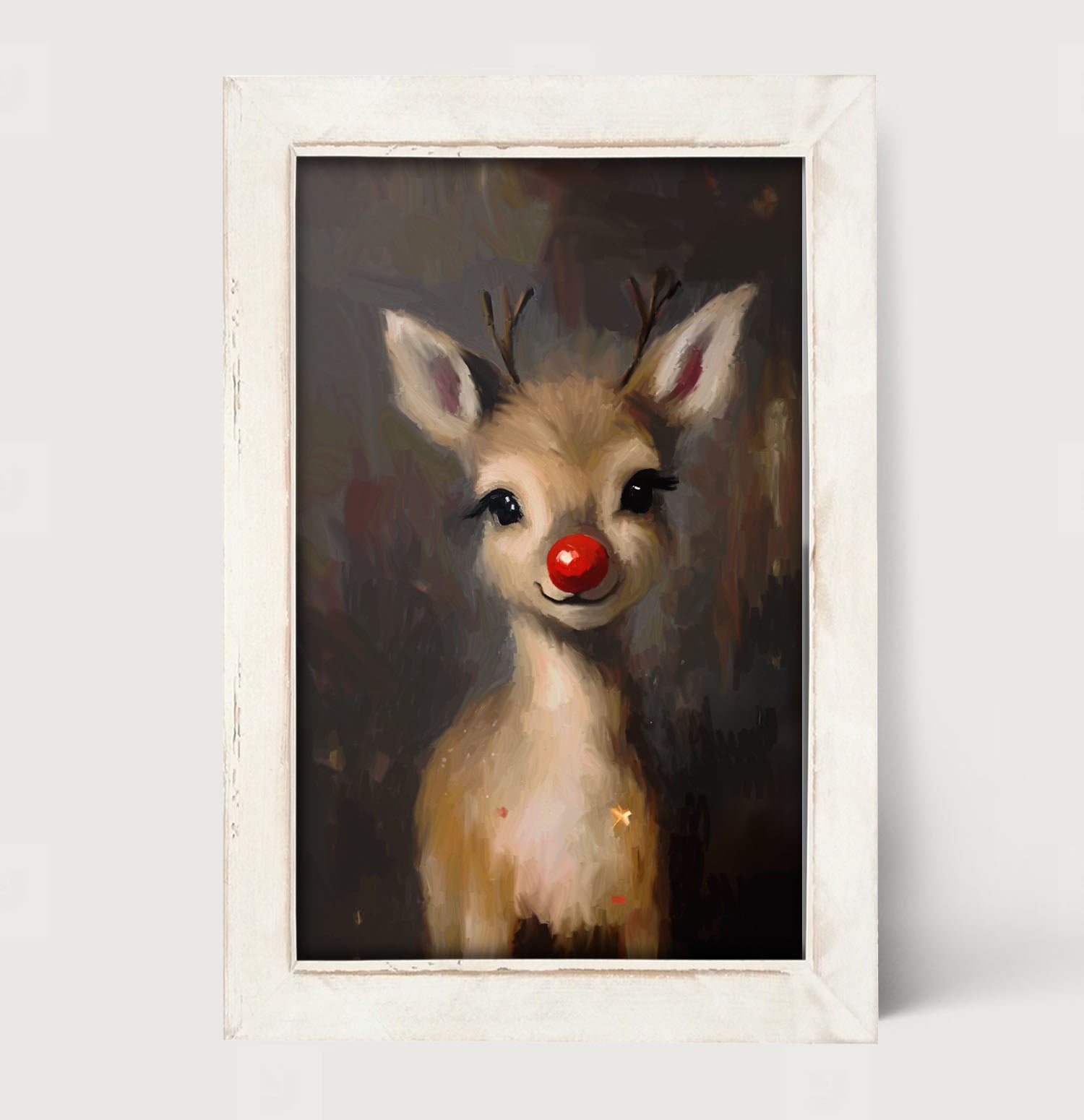 The red nosed Reindeer - Framed Art