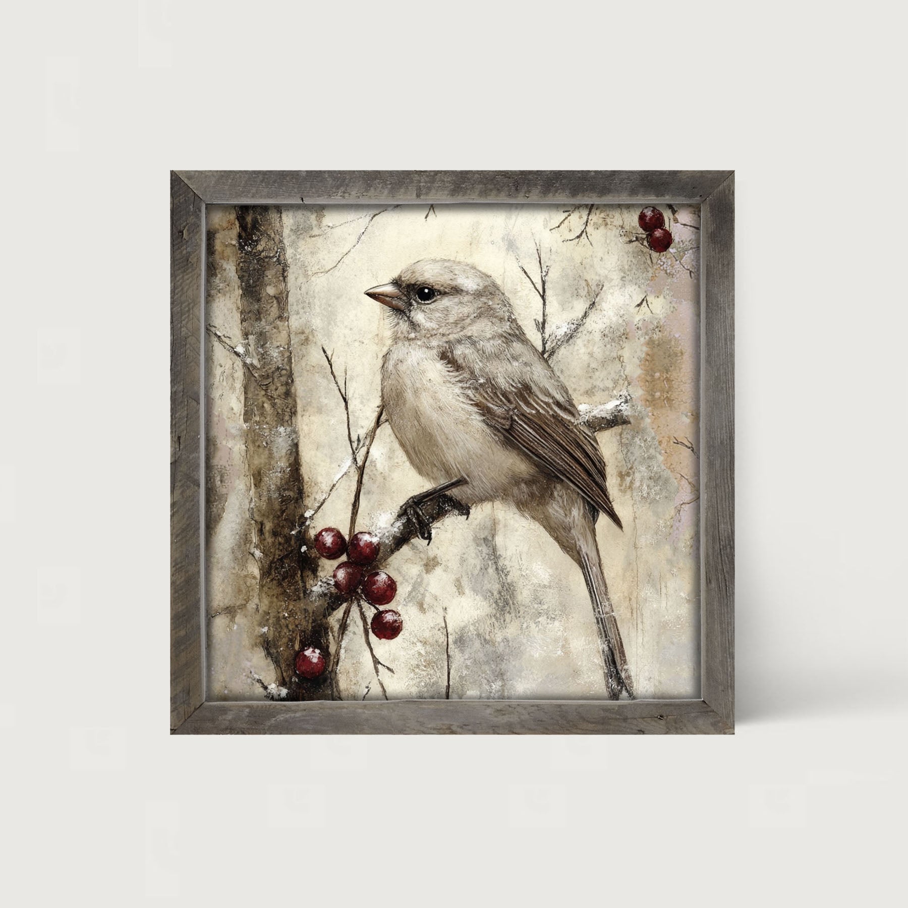 Bird with Berries