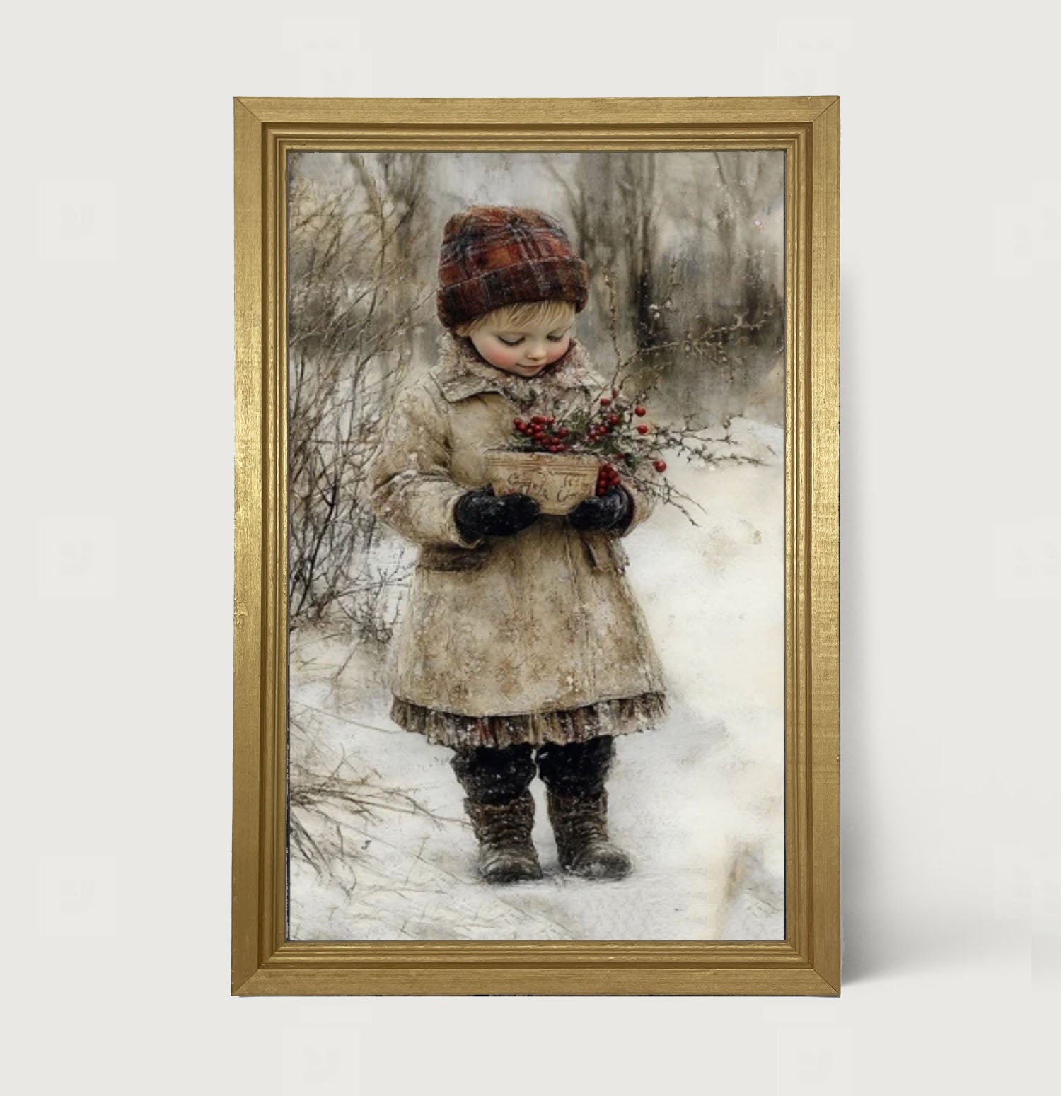 Girl with Red Berries