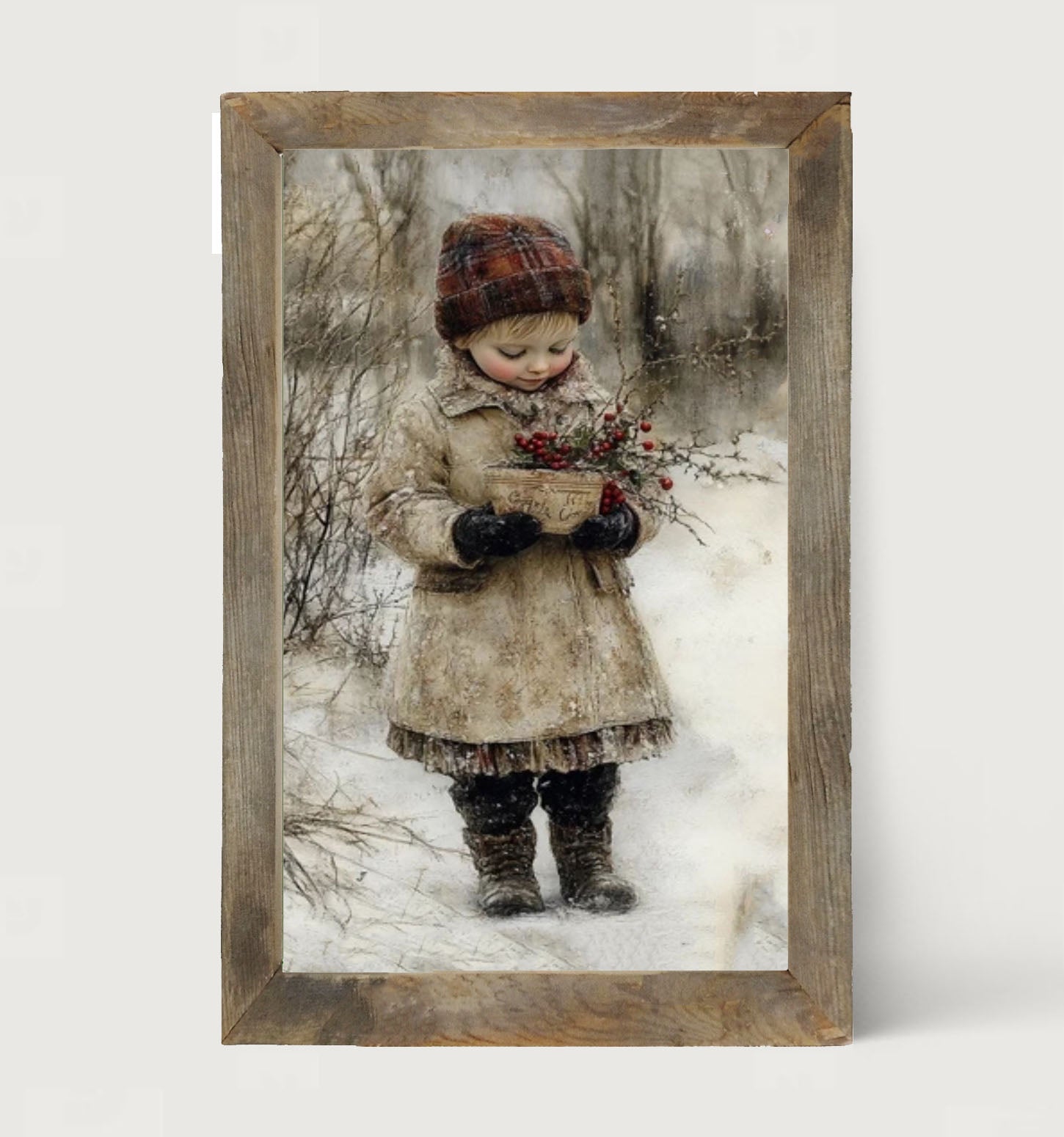 Girl with Red Berries