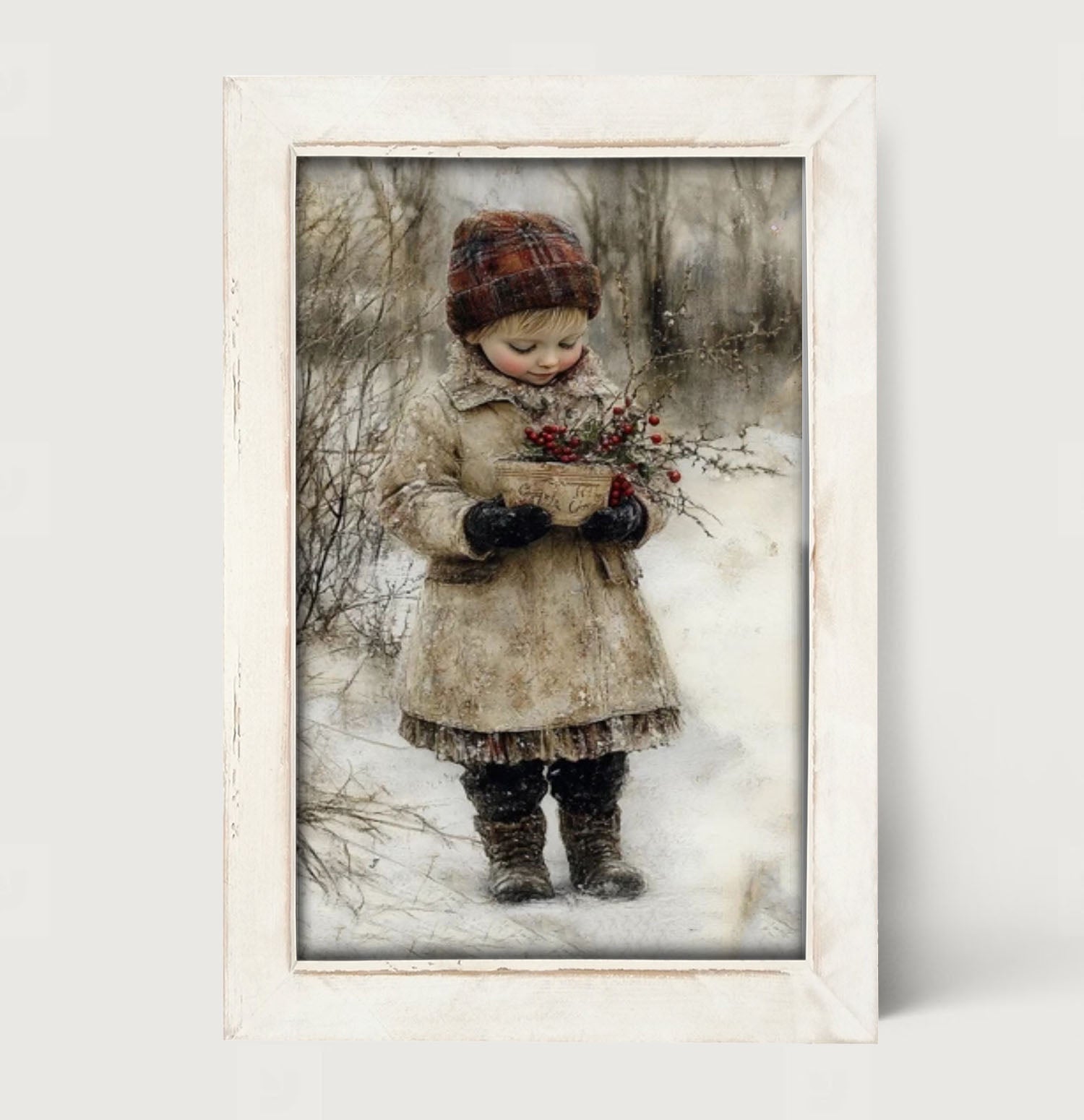 Girl with Red Berries