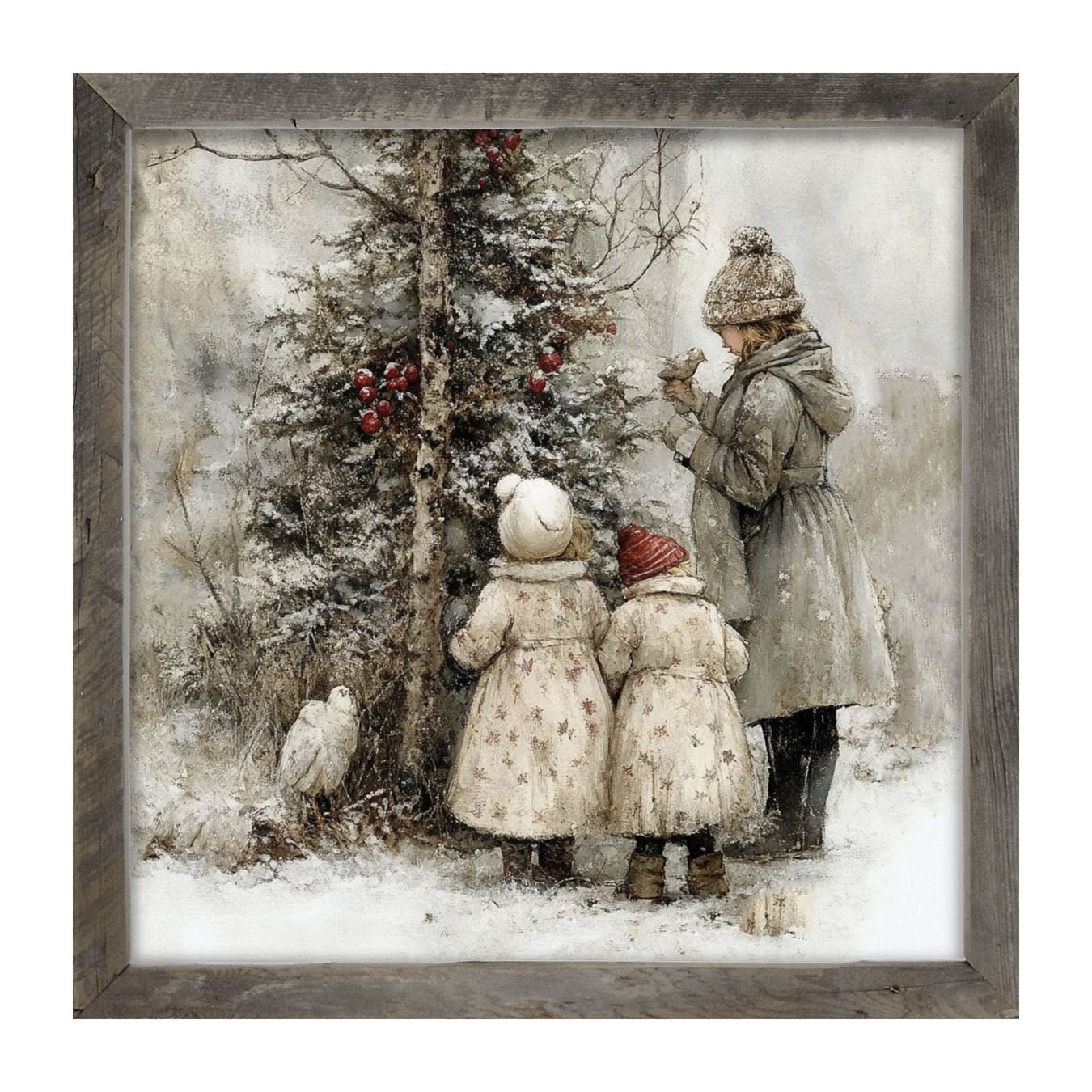 Winter's Children - Framed Art