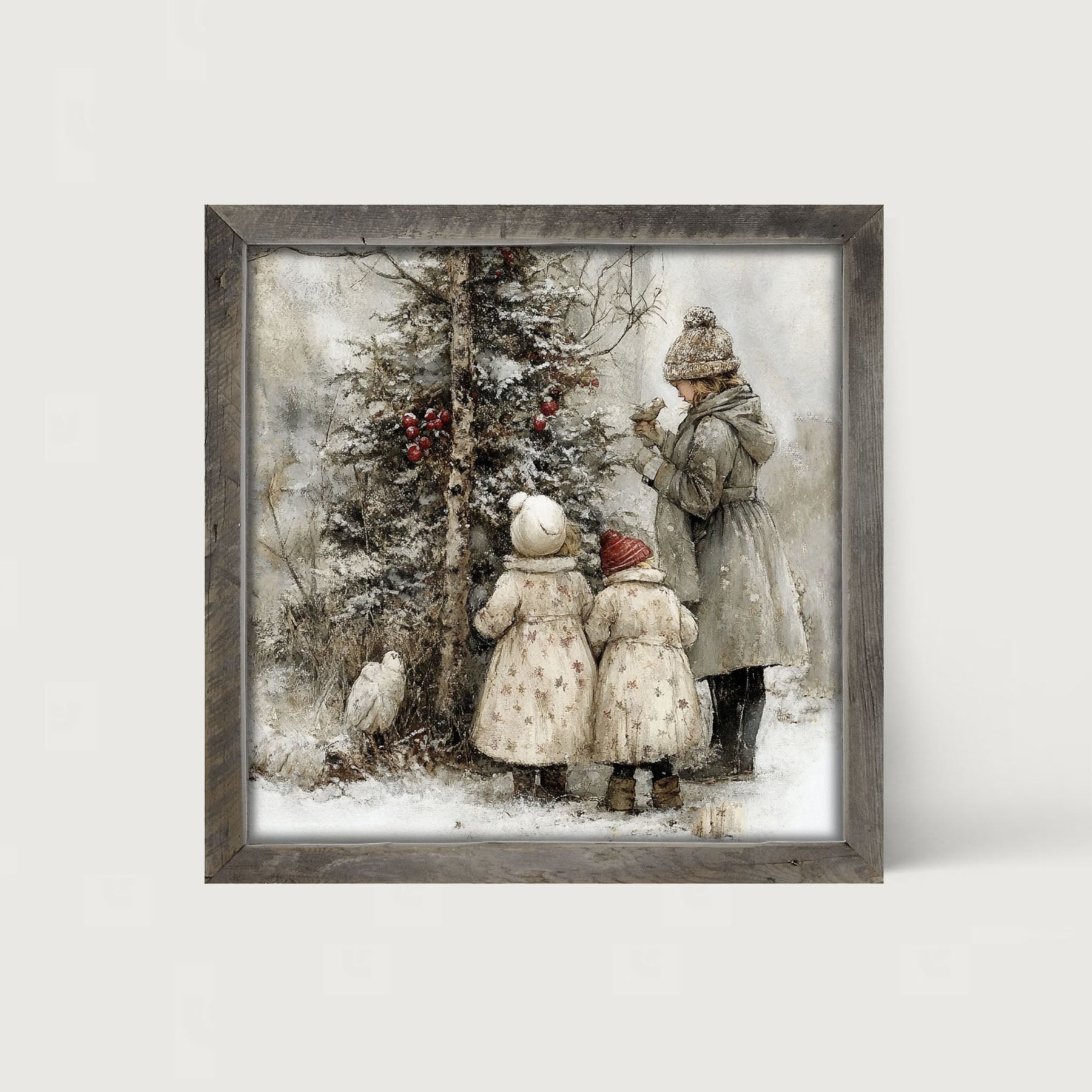 Winter's Children - Framed Art