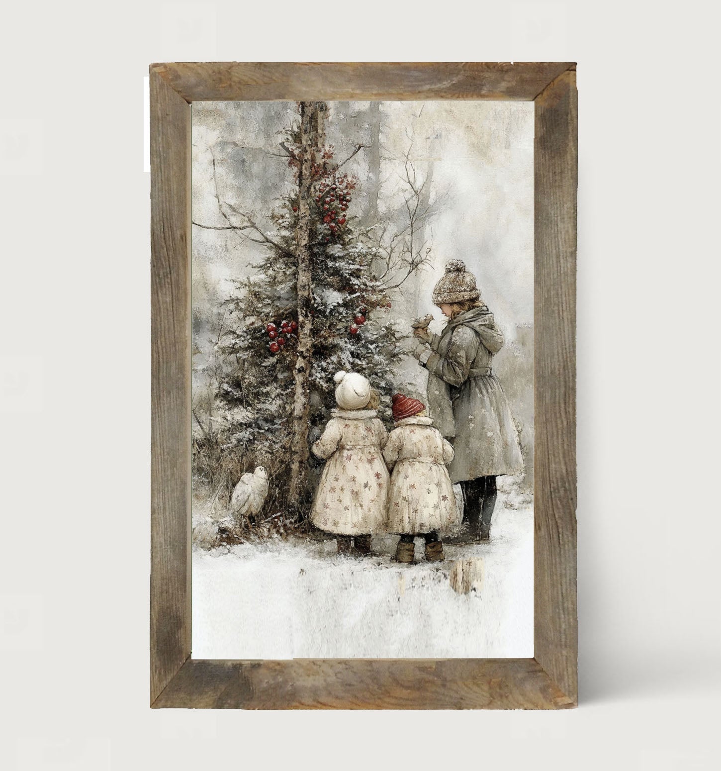 Winter's Children - Framed Art