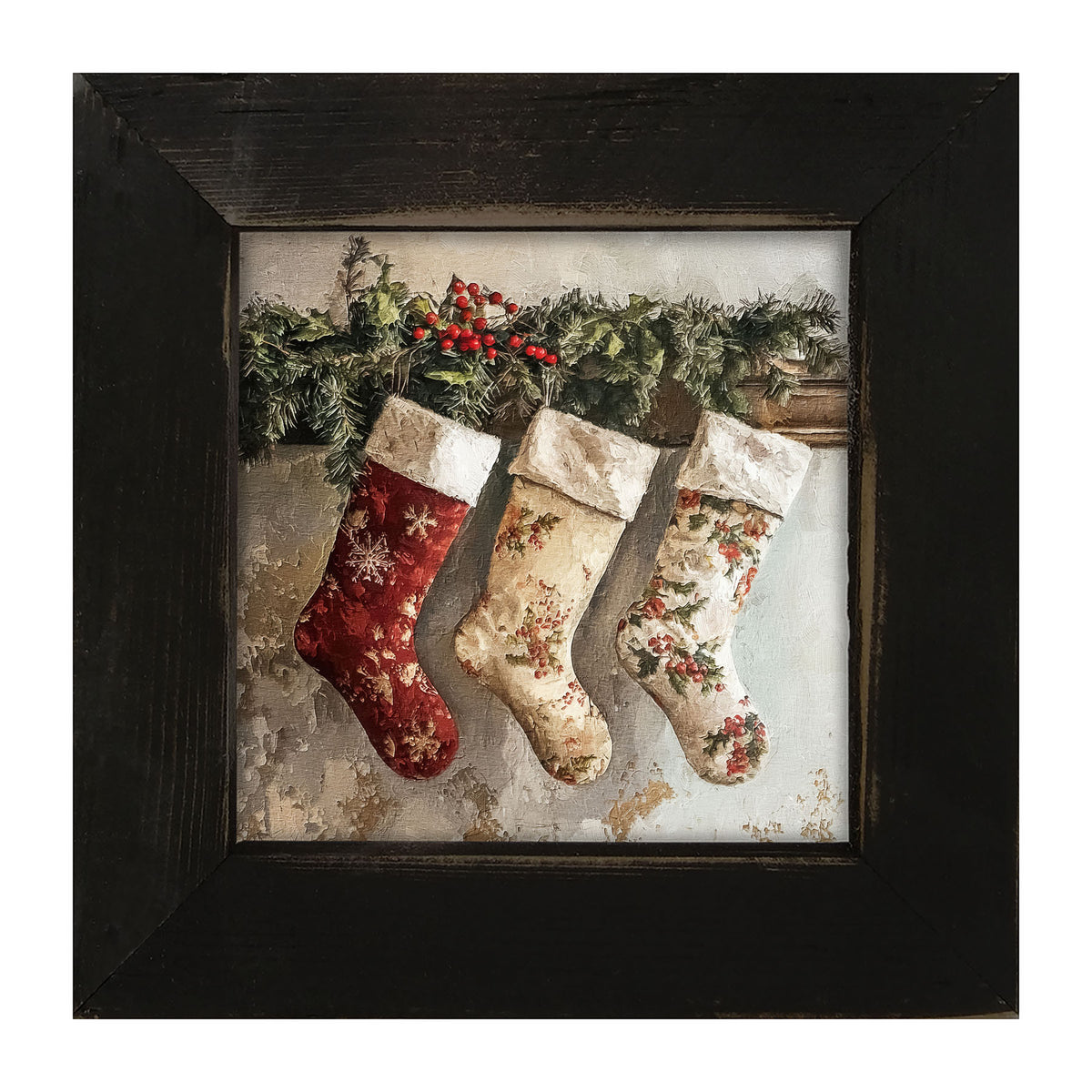 Christmas Stockings - Framed art