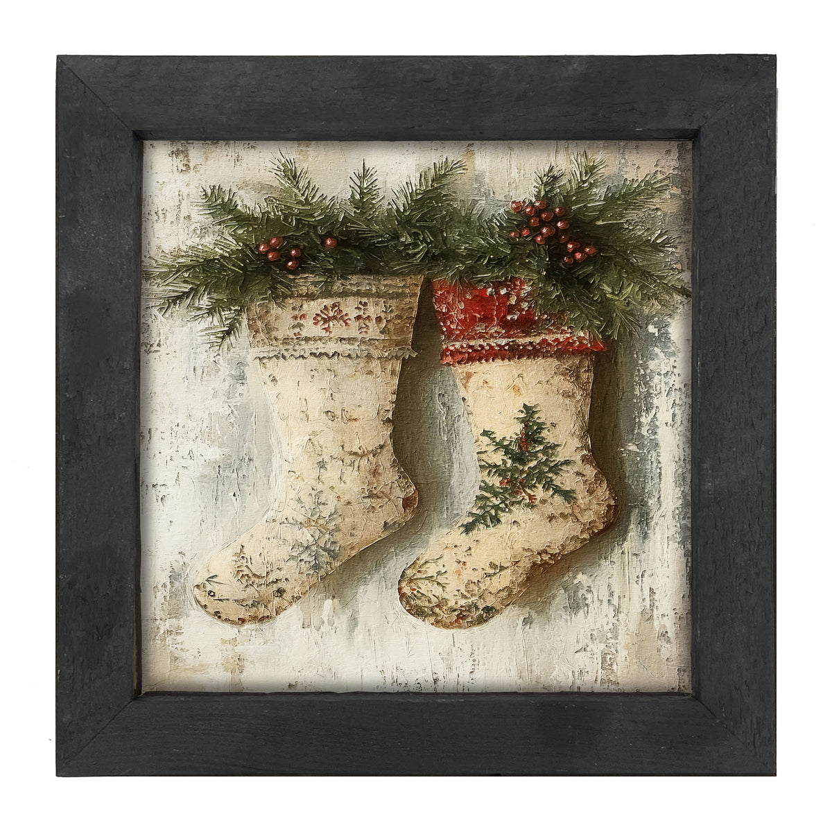White Stockings - Framed art