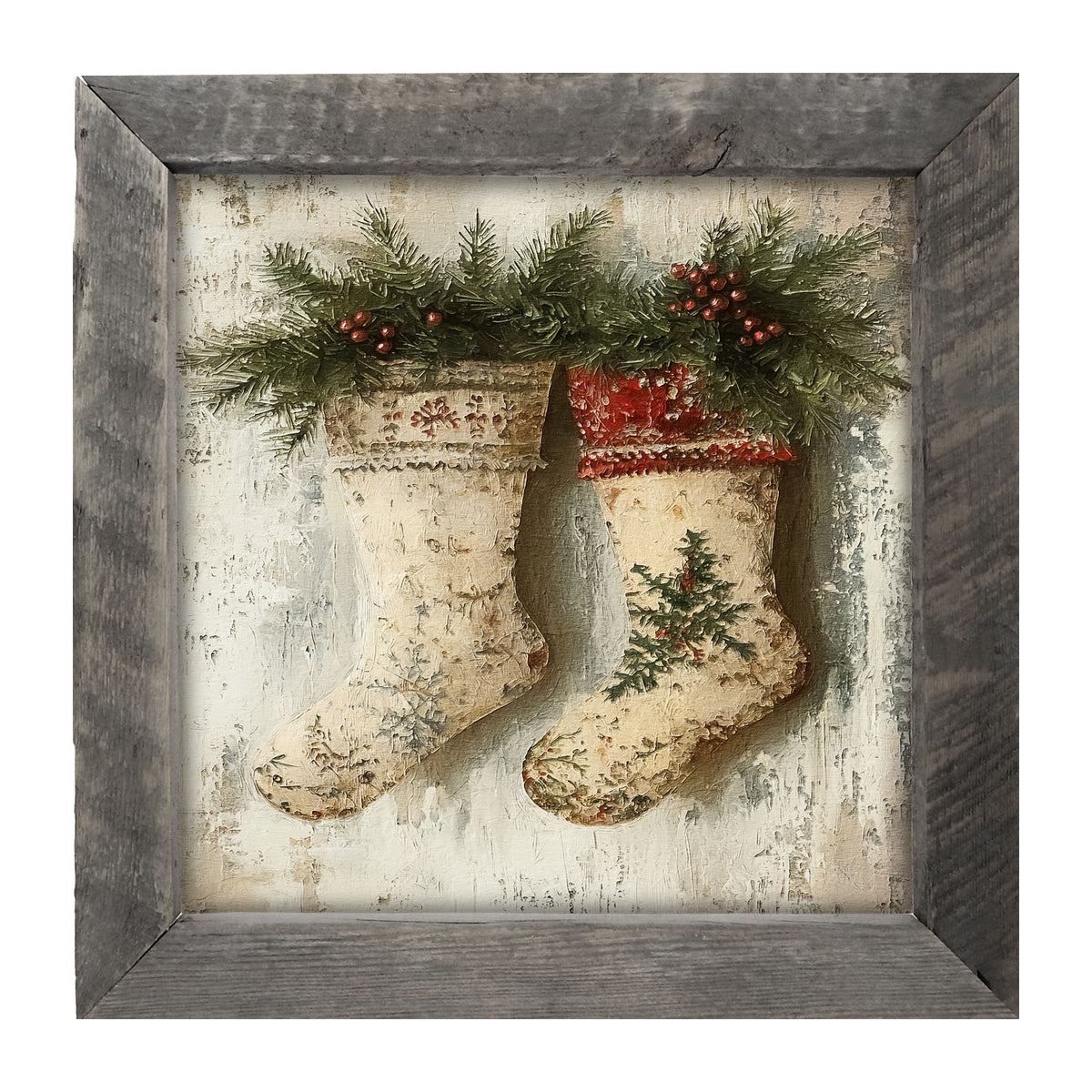 White Stockings - Framed art