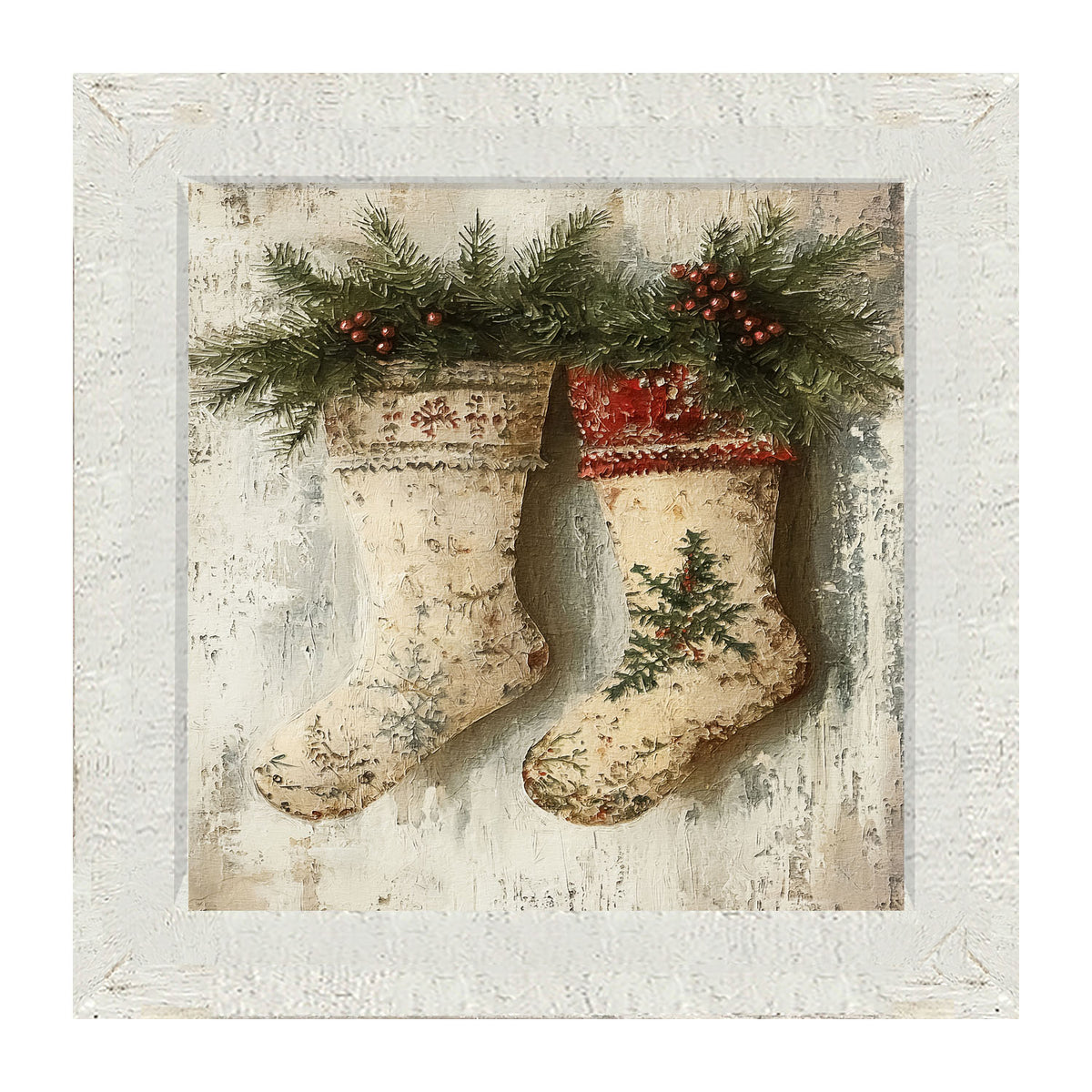 White Stockings - Framed art