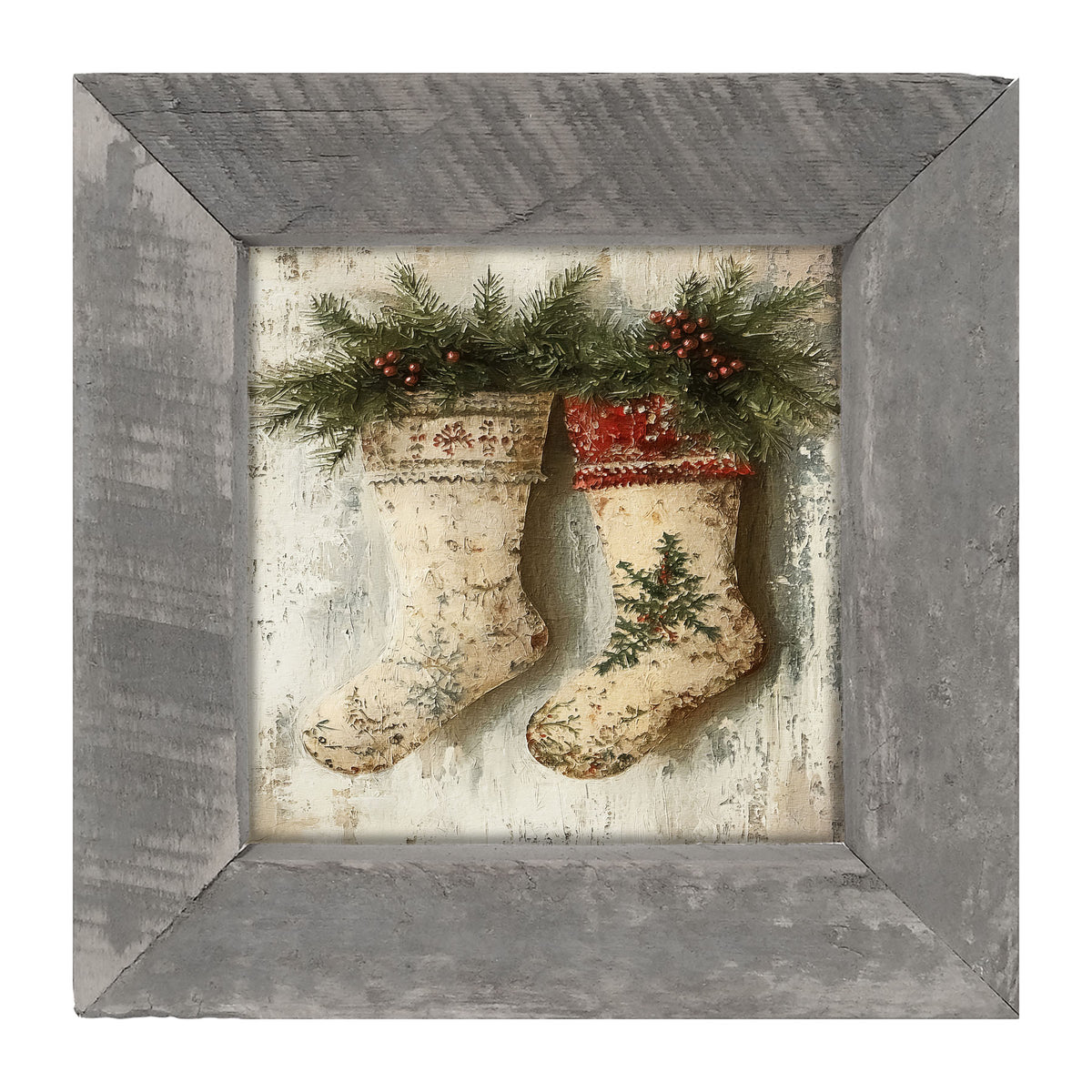 White Stockings - Framed art