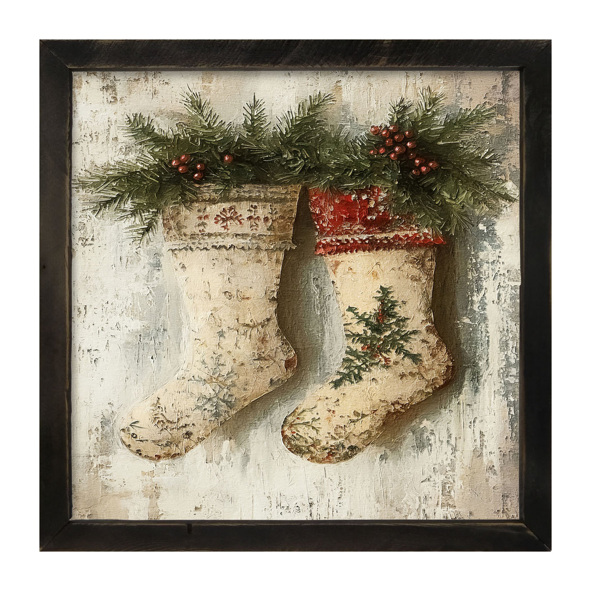 White Stockings - Framed art