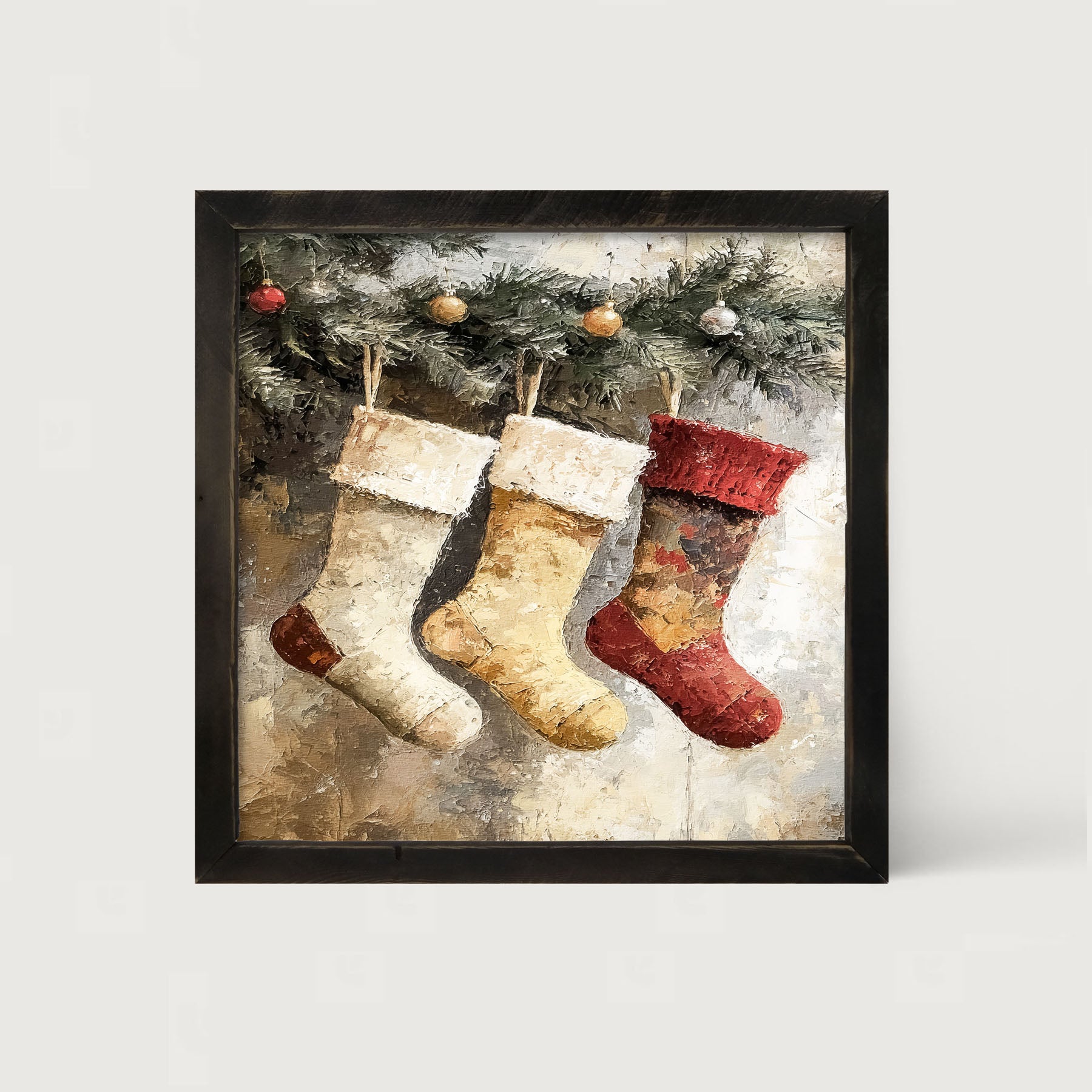 Stockings with Ornaments