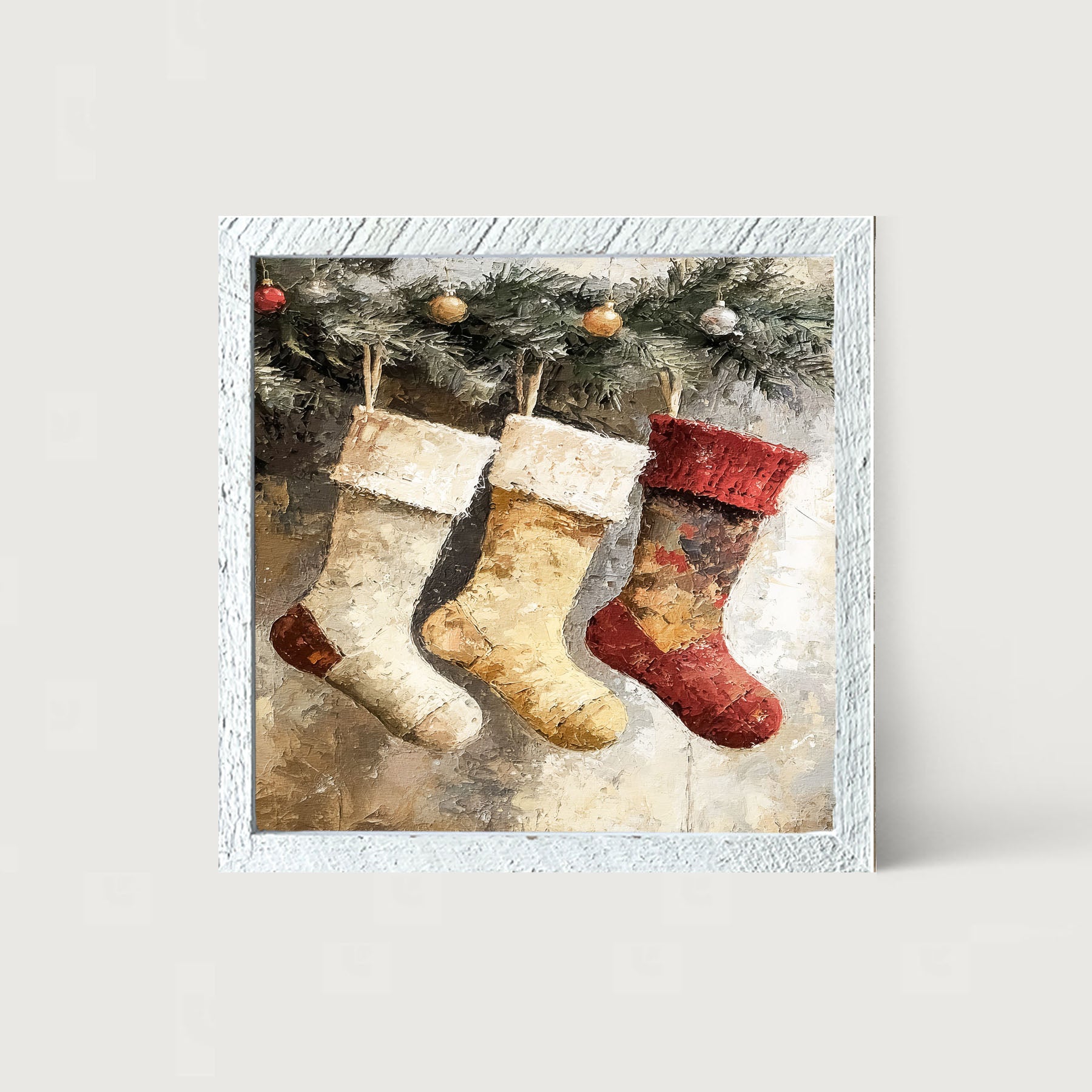 Stockings with Ornaments