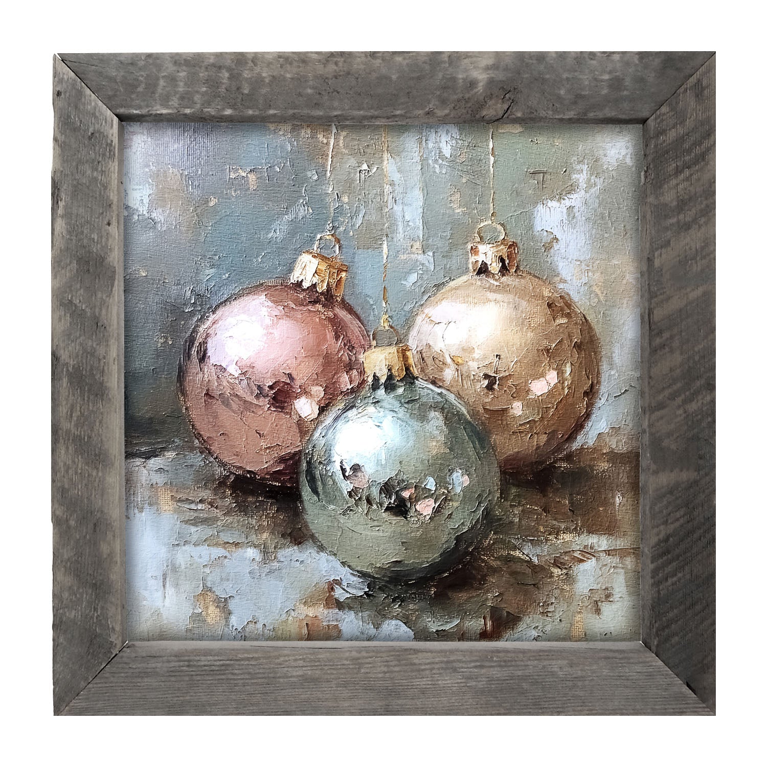 Ornament Trio - Framed art
