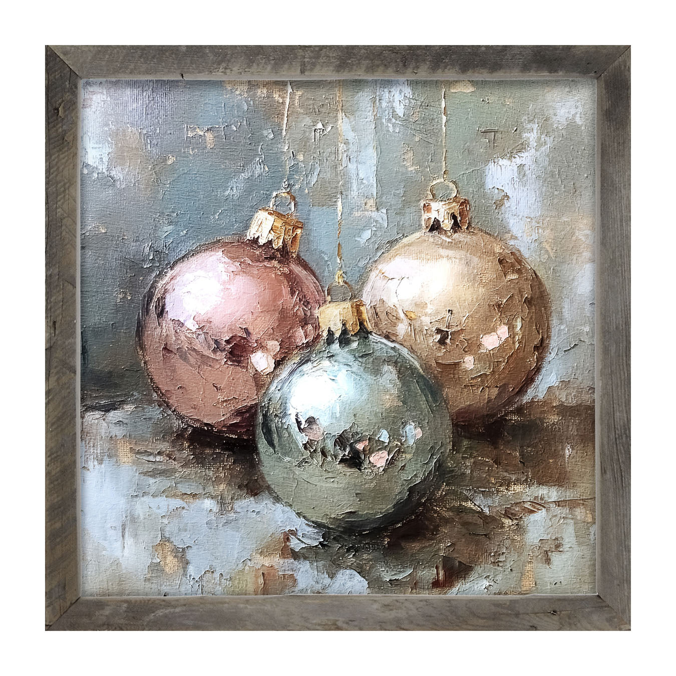 Ornament Trio - Framed art