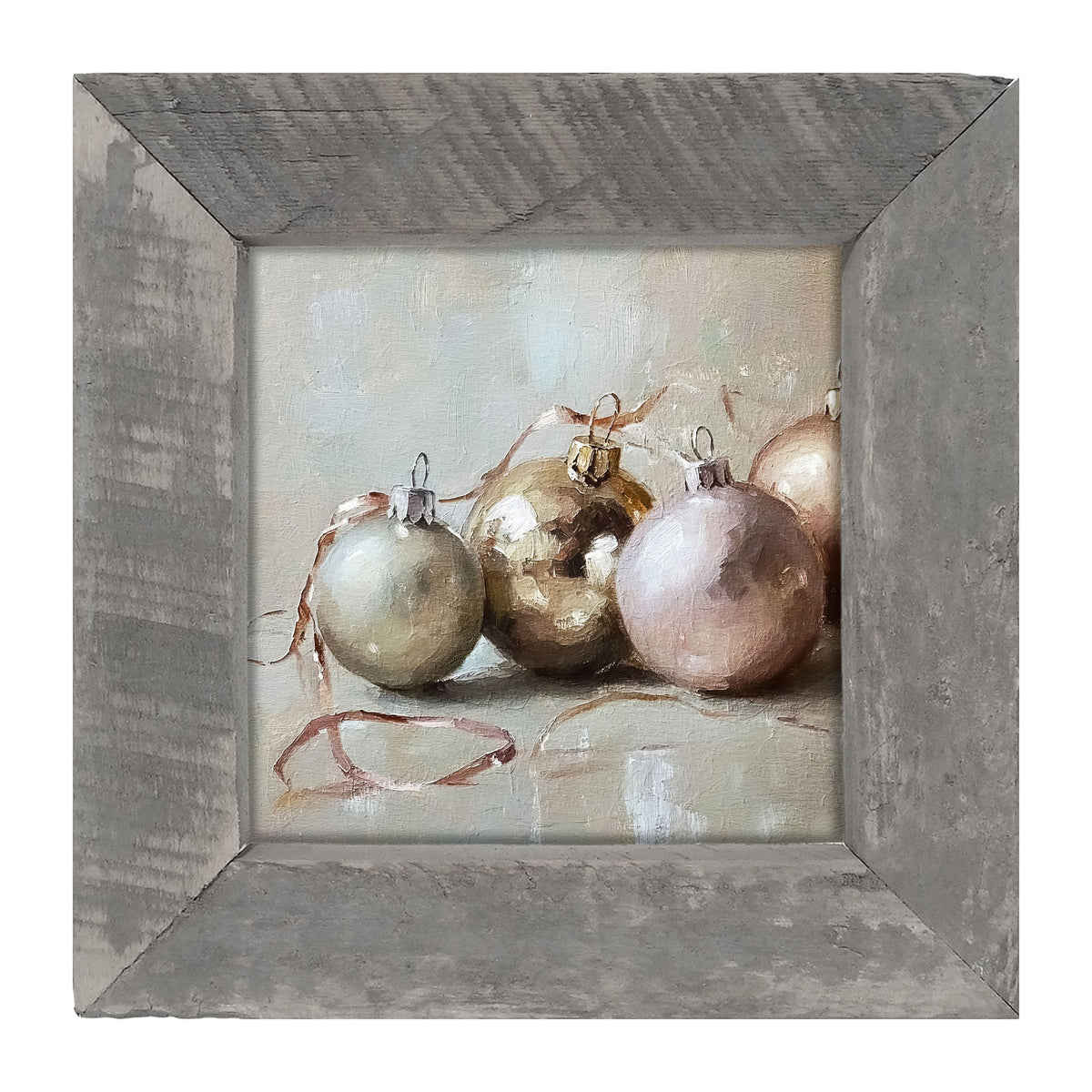 Ornaments and Ribbons - Framed Art