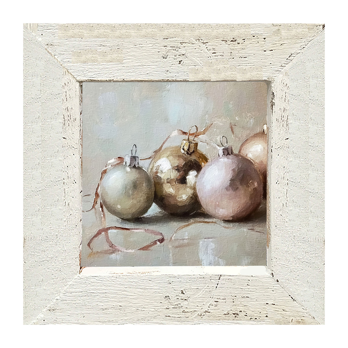 Ornaments and Ribbons - Framed Art
