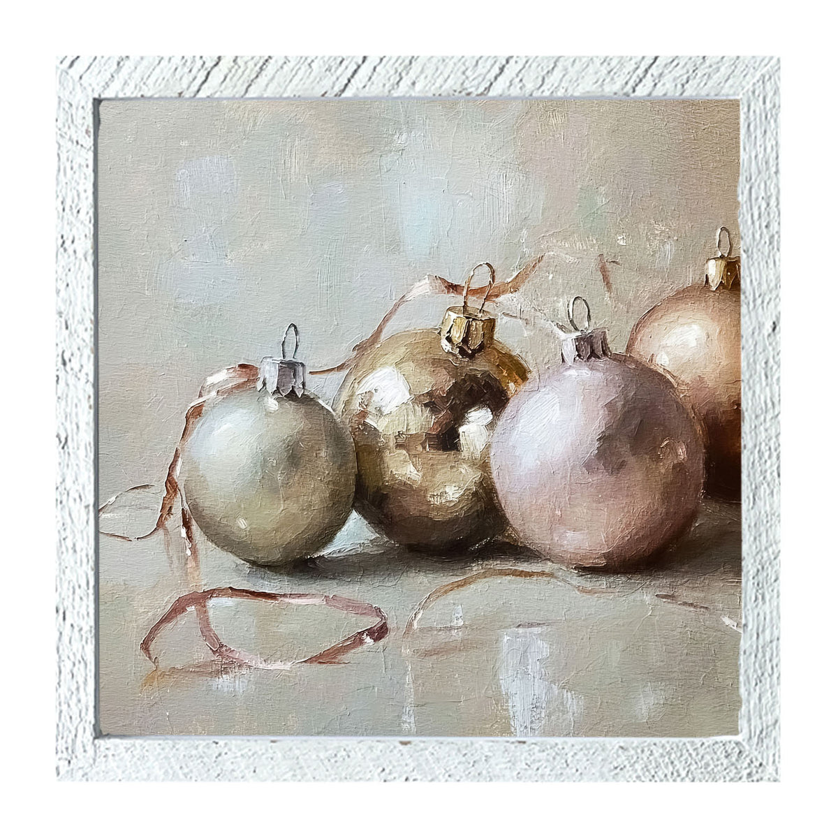 Ornaments and Ribbons - Framed Art